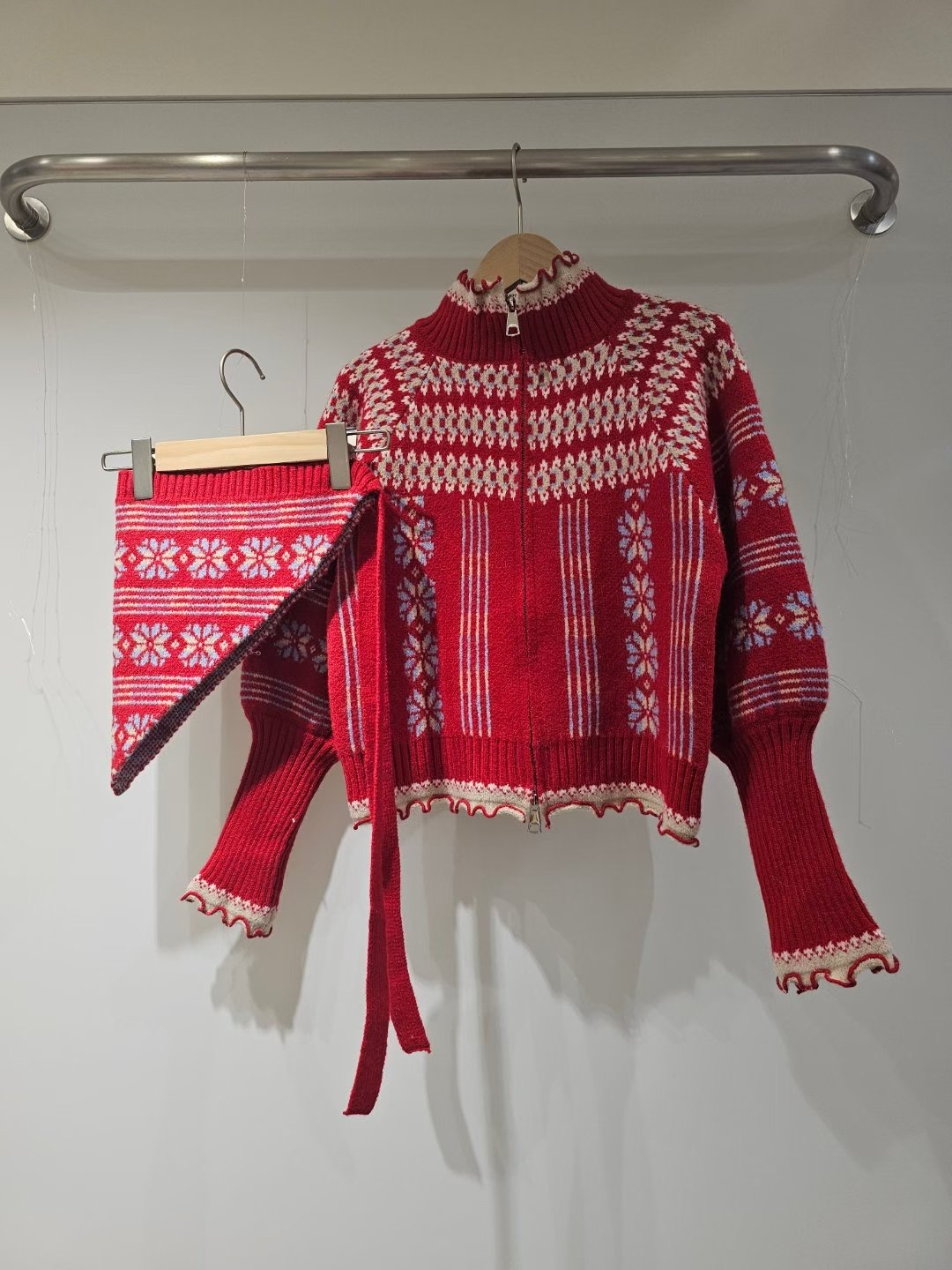 MYME(無品牌標）㊣東大門實拍女士新款休閑針織衫披肩套裝MYME(無品牌標）針織衫圖色1