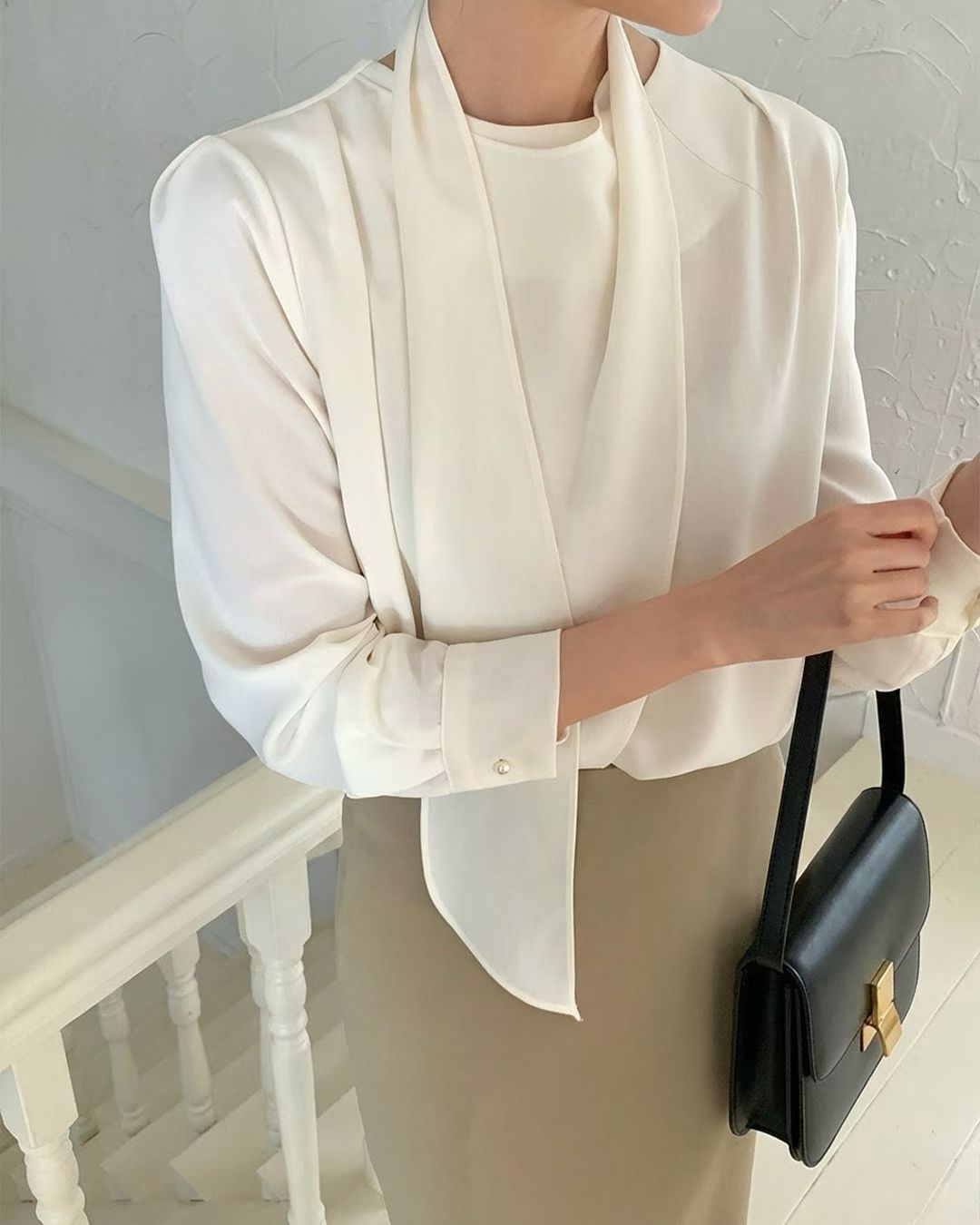 VIVIANLEE東大門代購女裝新品人氣職業時尚休閑襯衫蕾絲衫VIVIANLEE襯衫/蕾絲衫圖色1