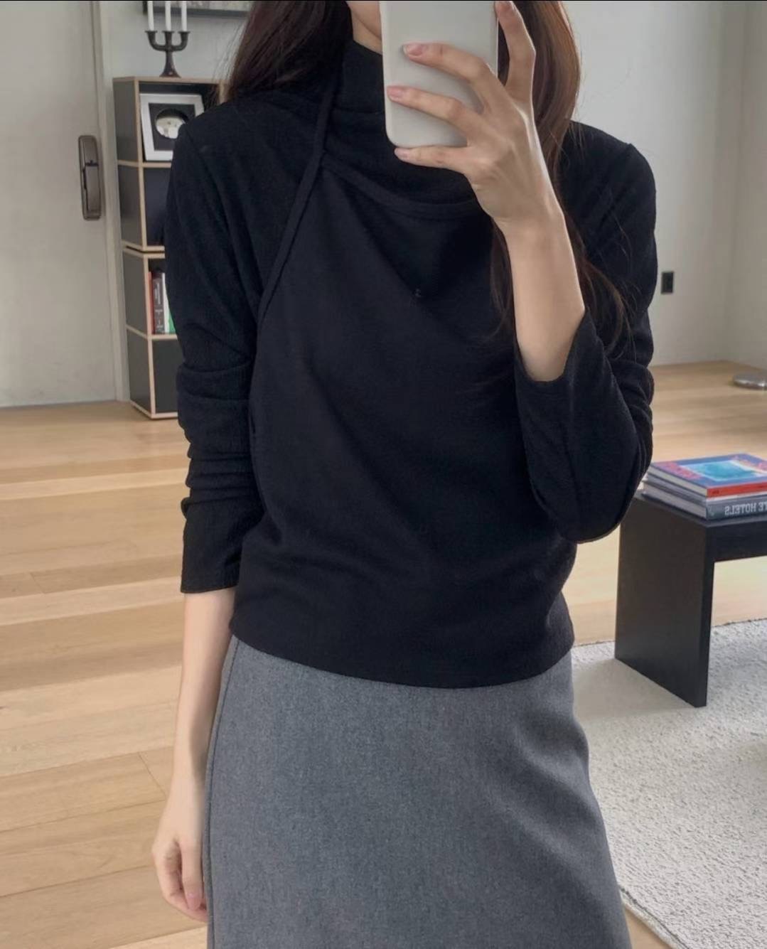 LIBRE東大門直郵女士新品時尚職業人氣25秋冬吊帶背心羊毛HAY KNOCK吊帶/背心