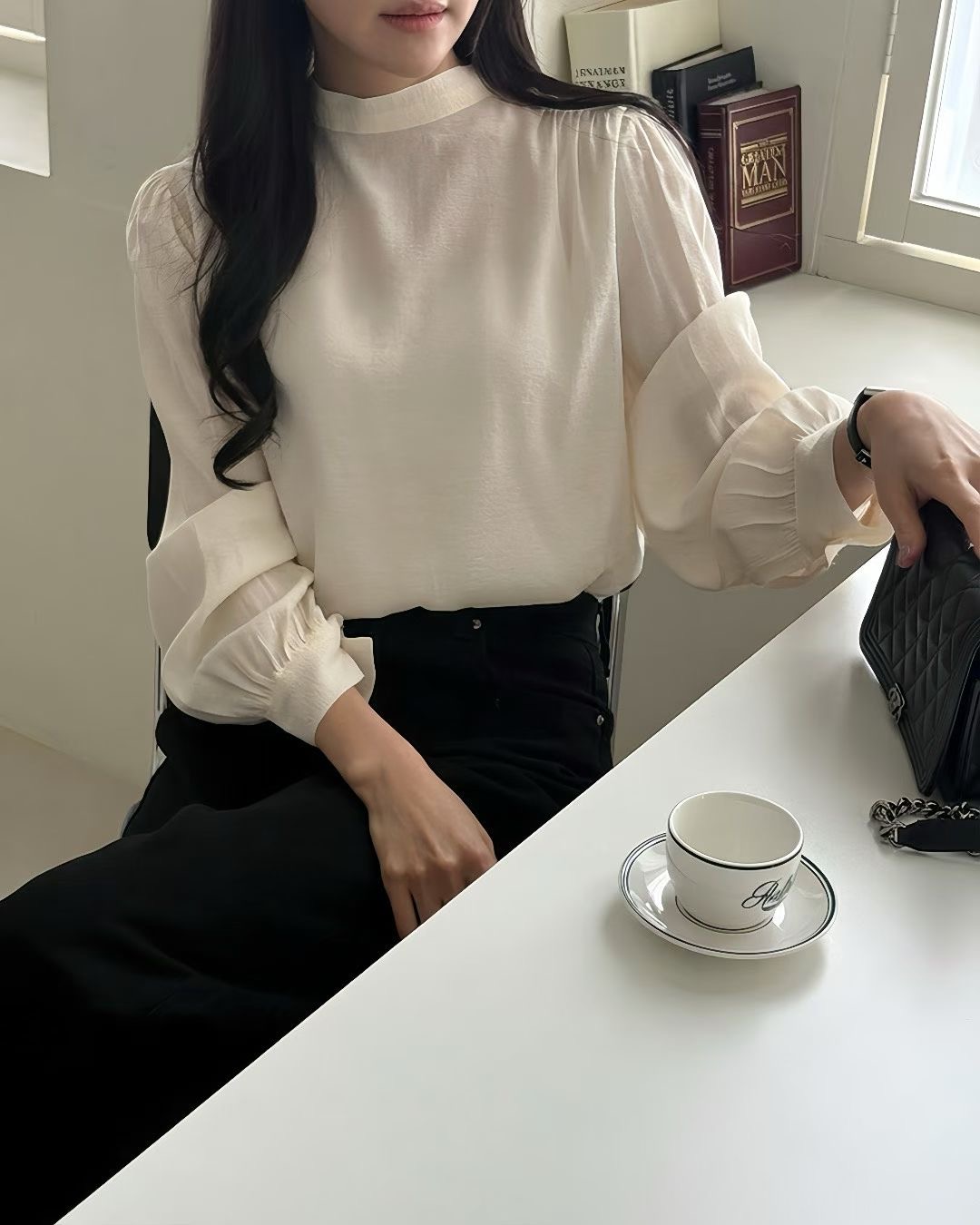 VIVIANLEE東大門實拍女士新品時尚推薦休閑25秋冬襯衫蕾絲衫VIVIANLEE襯衫/蕾絲衫