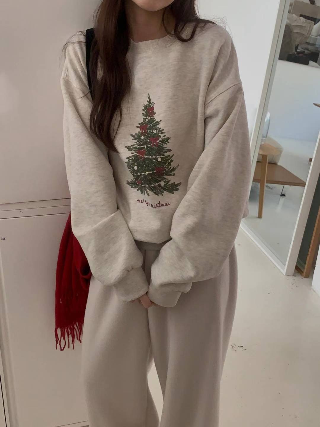 LIBRE韓國代購女裝新款時尚25秋冬熱賣職業休閑推薦人氣衛衣HAY KNOCK衛衣圖色2