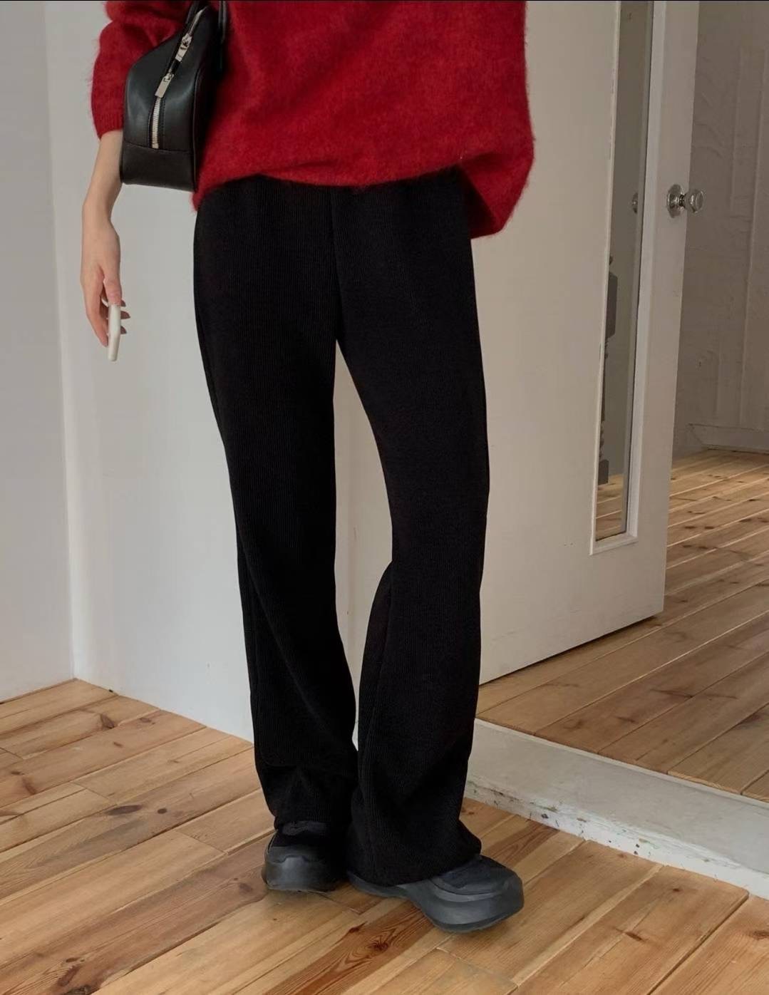 LIBRE韓國代購女裝新款職業熱賣休閑推薦時尚25秋冬休閑褲HAY KNOCK休閑褲圖色3