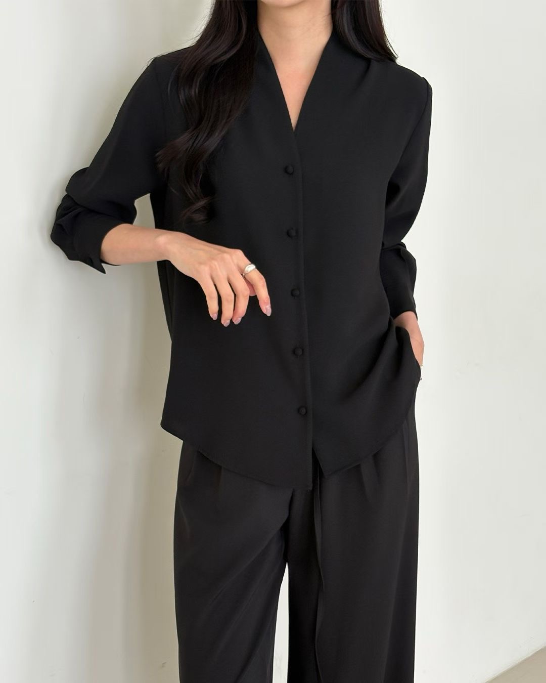 VIVIANLEE東大門直郵女裝新款時尚人氣休閑職業襯衫蕾絲衫VIVIANLEE襯衫/蕾絲衫