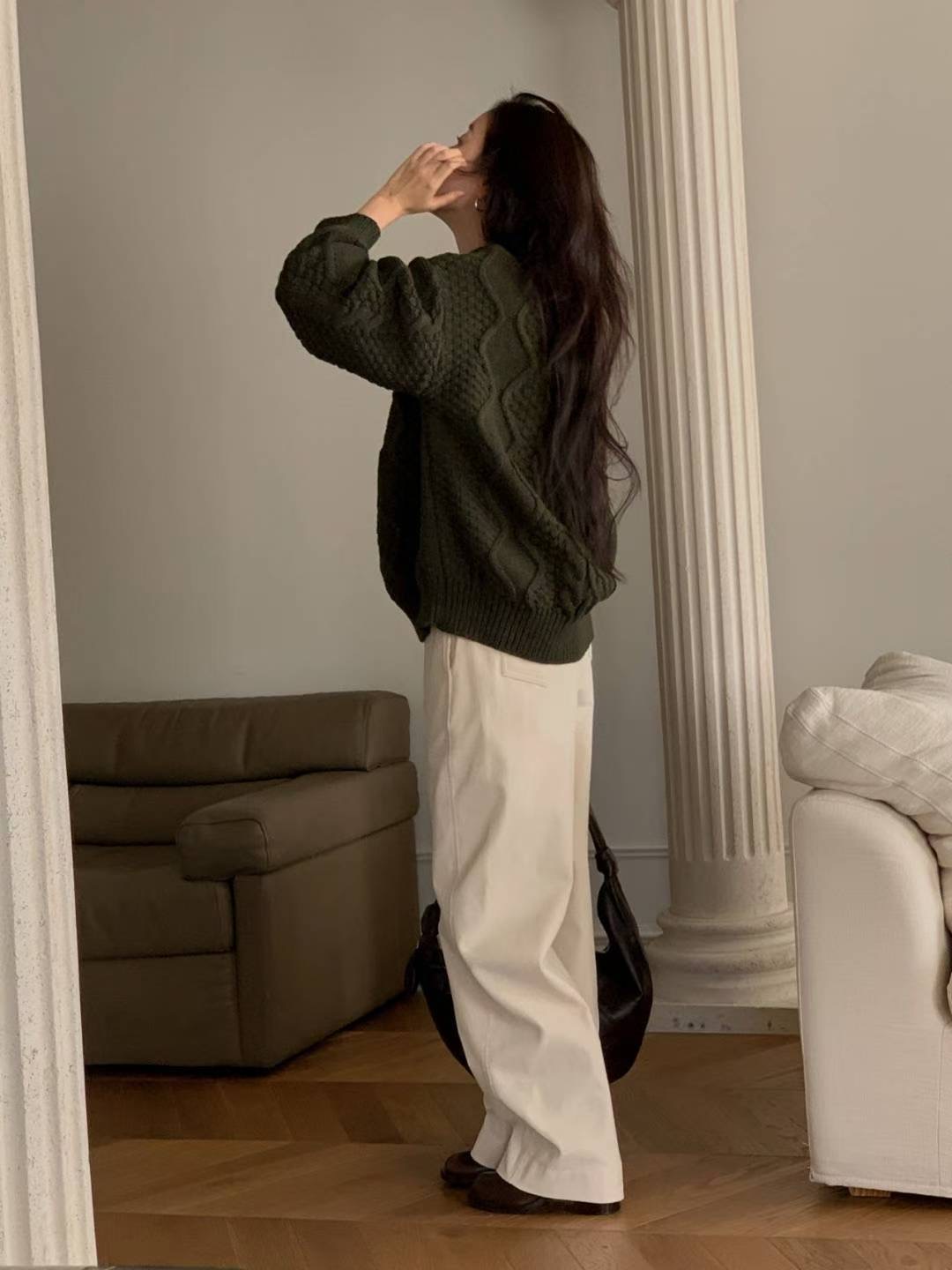 LIBRE東大門直郵女裝新款推薦25秋冬職業休閑熱賣人氣毛衣HAY KNOCK毛衣