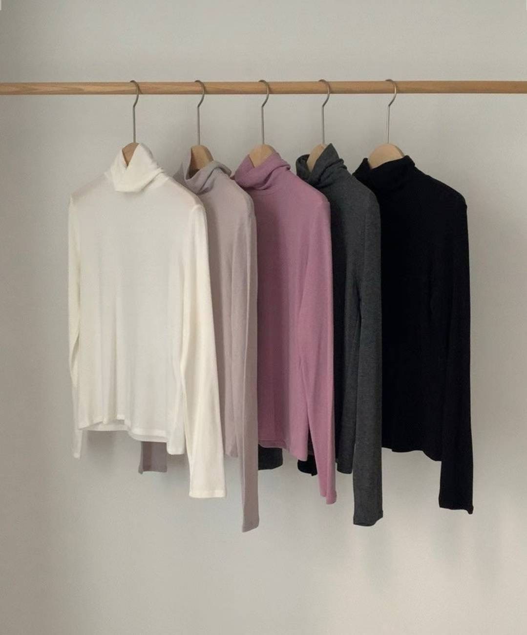 LIBRE韓國代購女士新款熱賣25秋冬時尚休閑推薦職業長袖T恤HAY KNOCK長袖T恤圖色4左四色