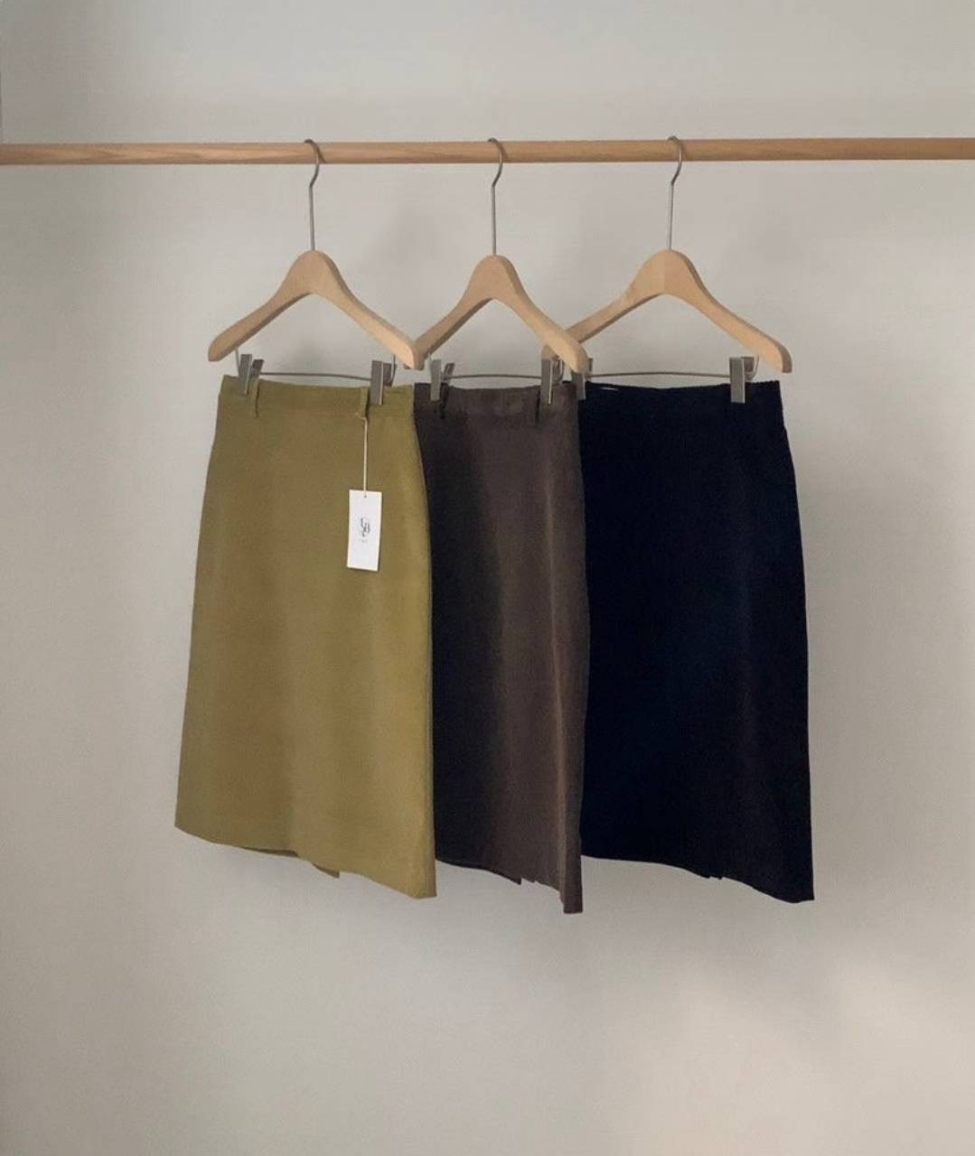 LIBRE東大門代購女士新款休閑時尚人氣職業熱賣半身裙中短裙HAY KNOCK半身裙/中短裙圖色2左二色