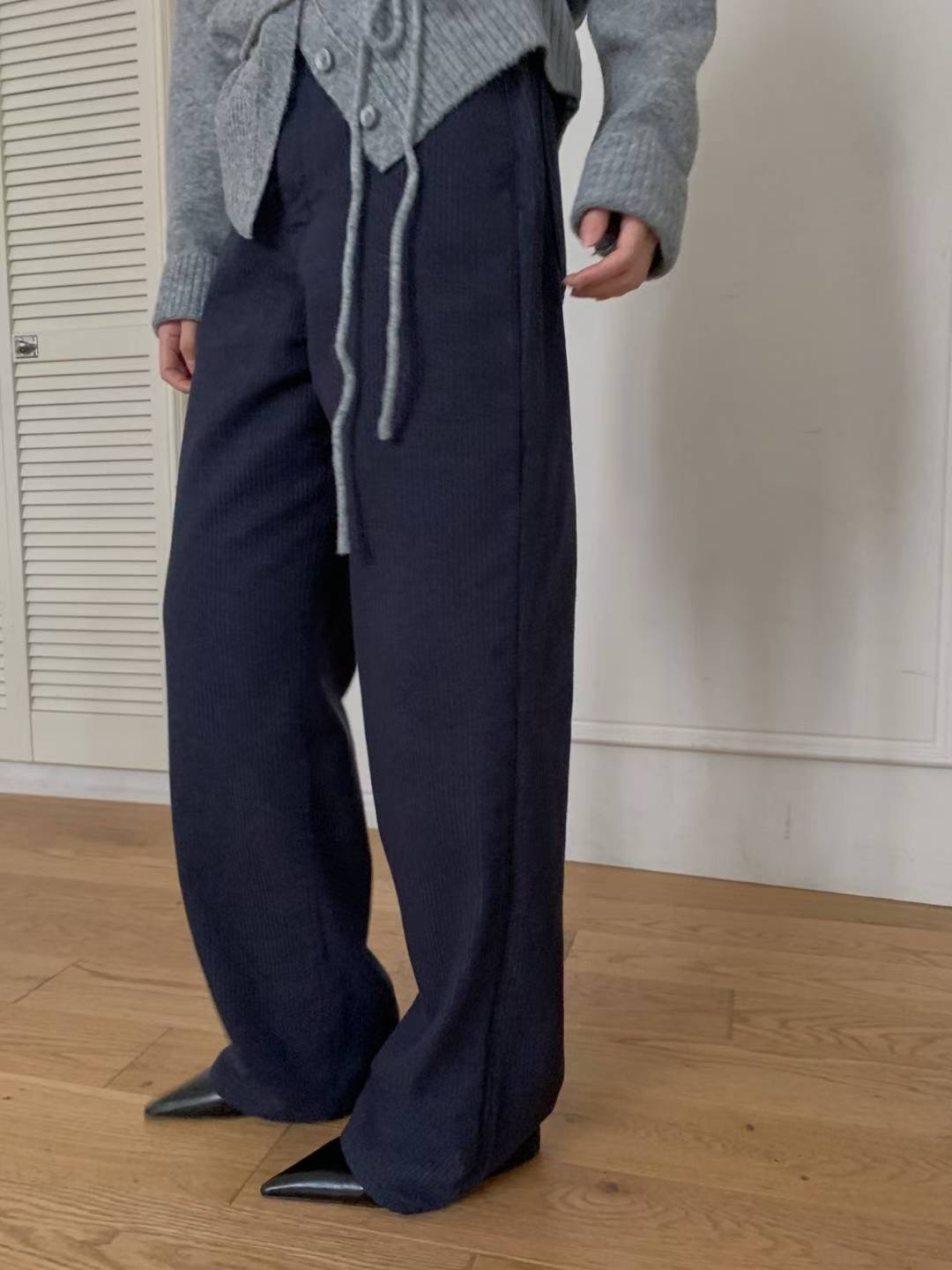 LIBRE東大門代購女士新品25秋冬時尚職業休閑牛仔褲不褪色HAY KNOCK牛仔褲圖色1