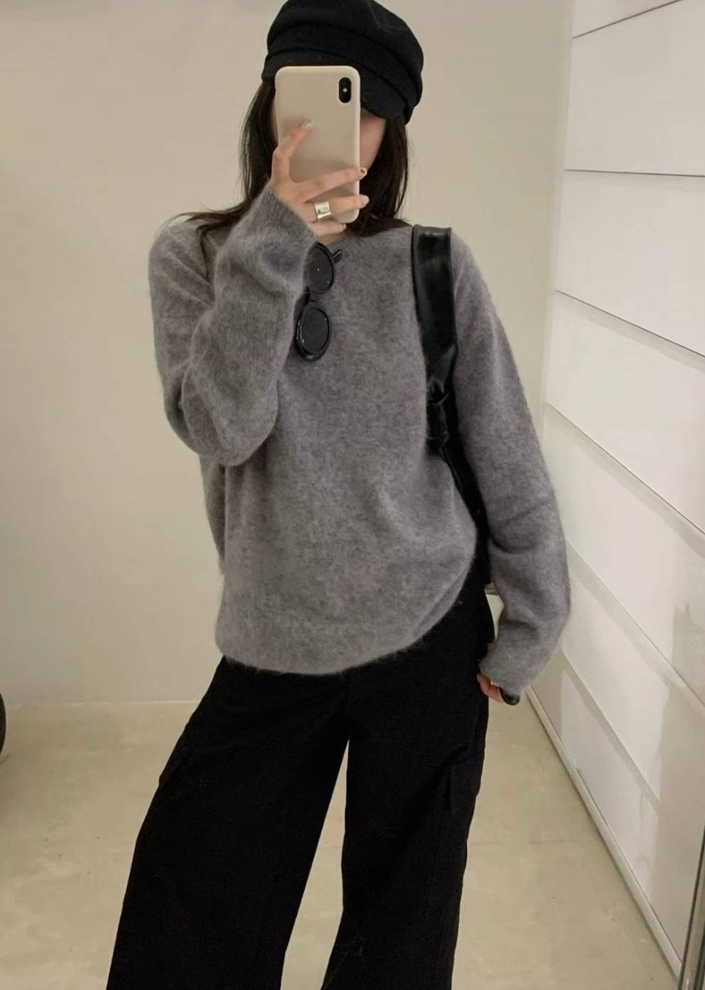 LIBRE韓國直郵女裝新品25秋冬人氣時尚推薦休閑熱賣針織衫HAY KNOCK針織衫圖色2