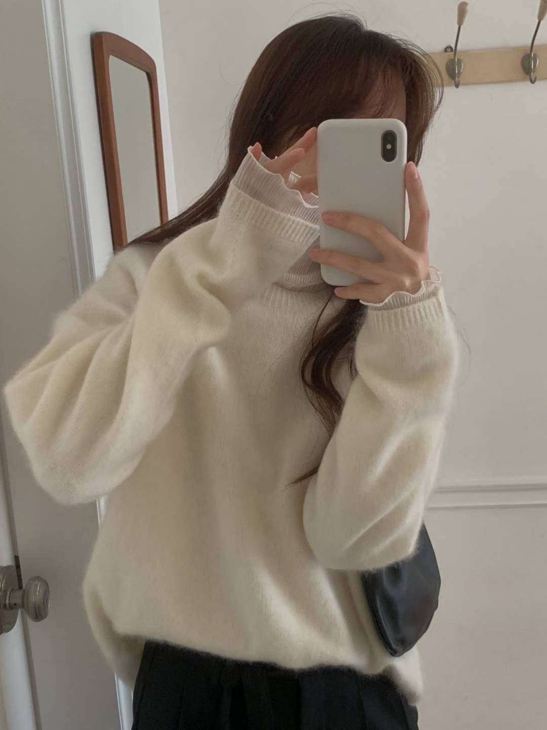 LIBRE東大門實拍女裝新品人氣熱賣25秋冬職業休閑長袖T恤HAY KNOCK長袖T恤