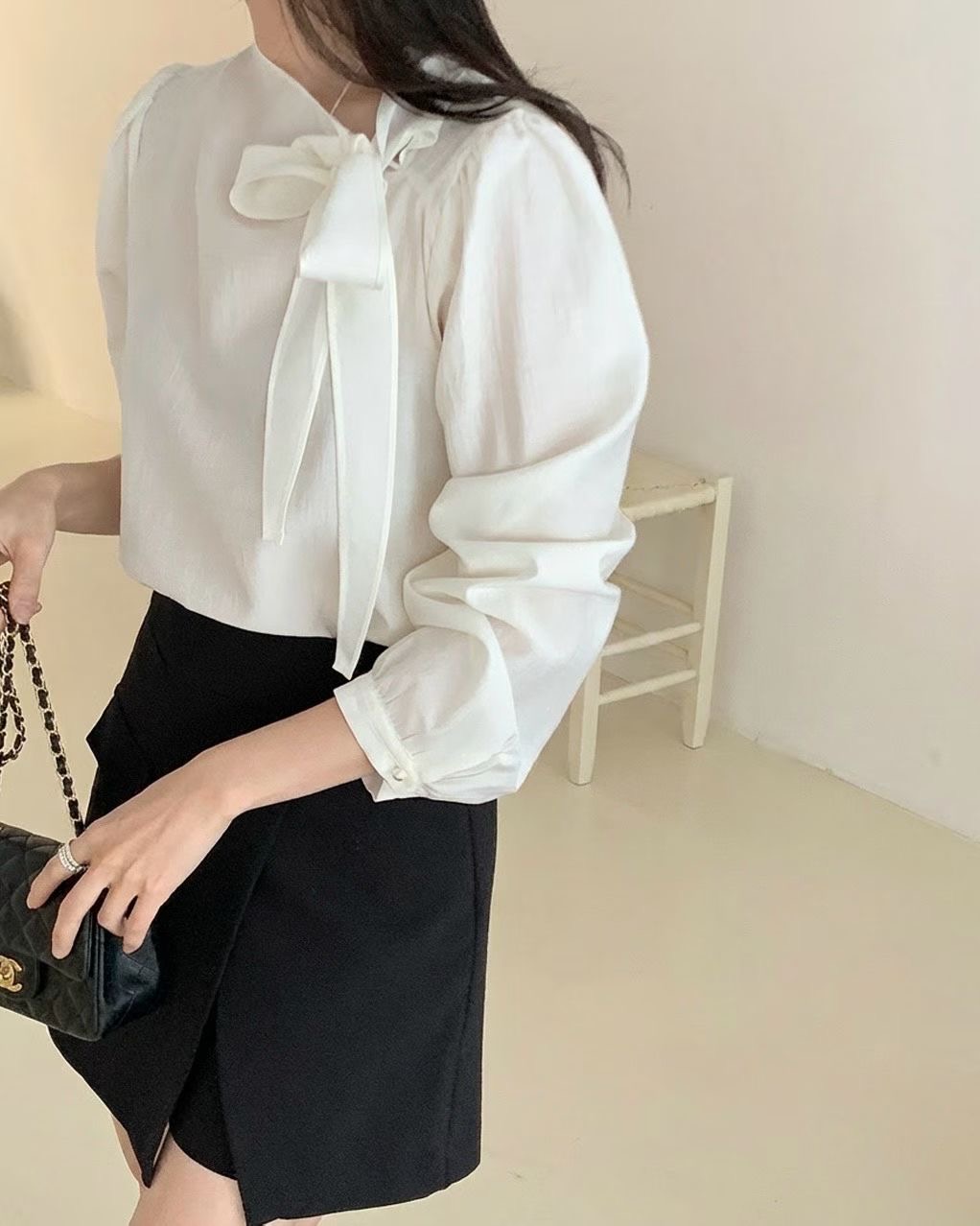 VIVIANLEE韓國代購女裝新款熱賣休閑人氣25秋冬襯衫蕾絲衫VIVIANLEE襯衫/蕾絲衫圖色1