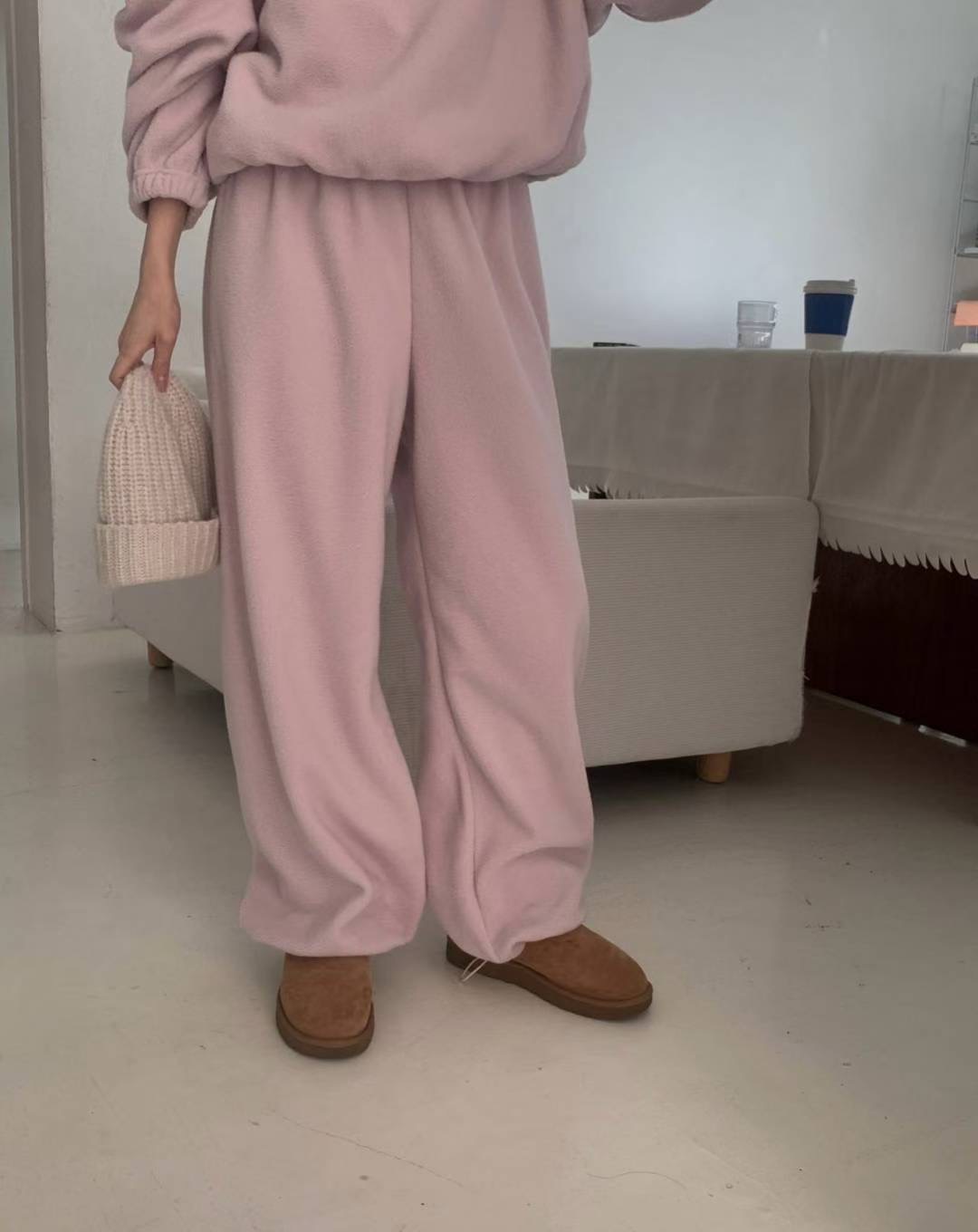 LIBRE韓國代購女裝新款休閑人氣推薦時尚職業熱賣25秋冬休閑褲HAY KNOCK休閑褲圖色1