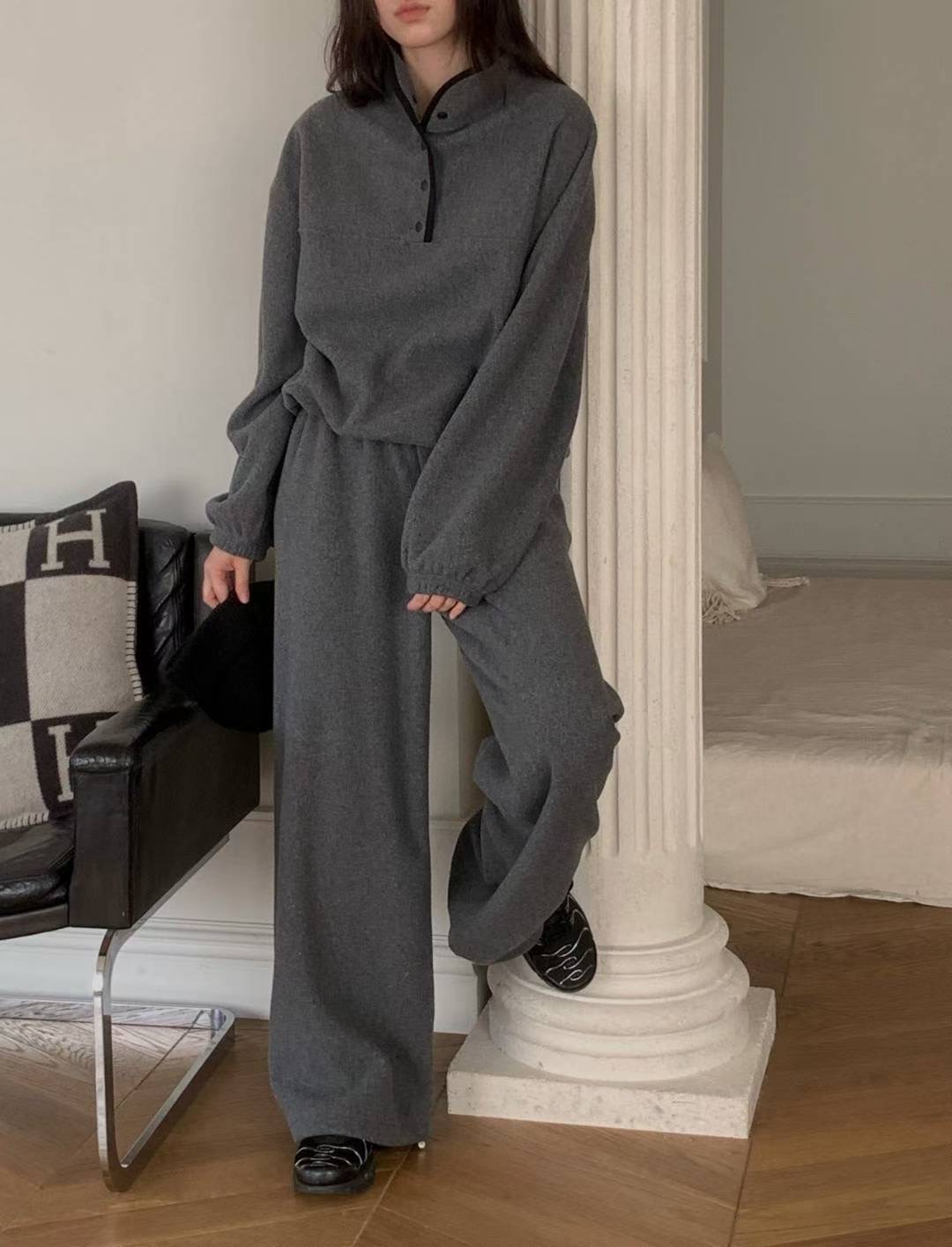 LIBRE韓國代購女裝新款休閑人氣推薦時尚職業熱賣25秋冬休閑褲HAY KNOCK休閑褲圖色3