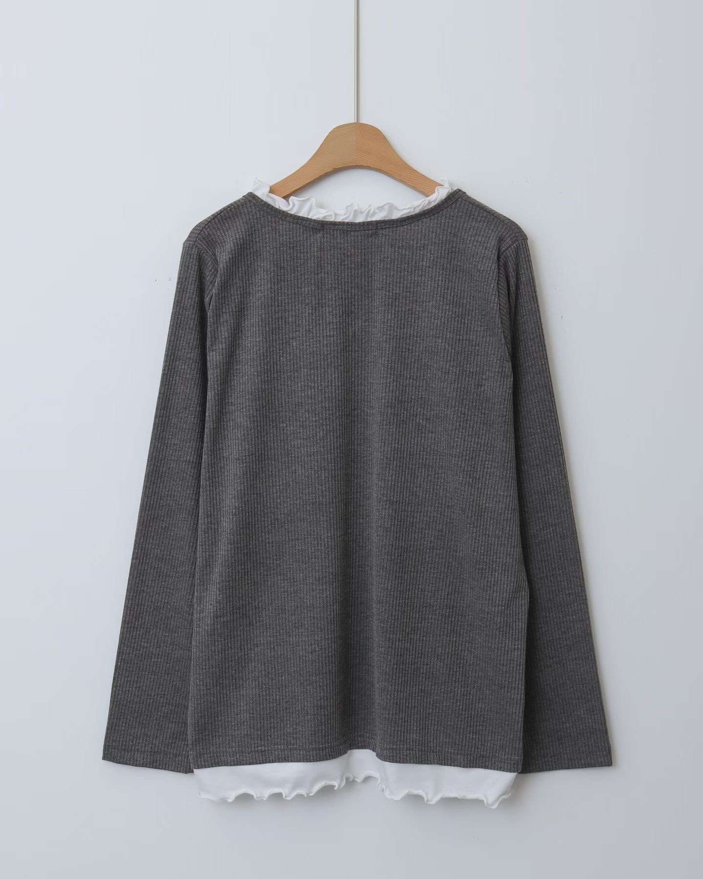 WHITE BEAR㊣東大門實拍女士新款時尚職業熱賣人氣長袖T恤WHITE BEAR長袖T恤