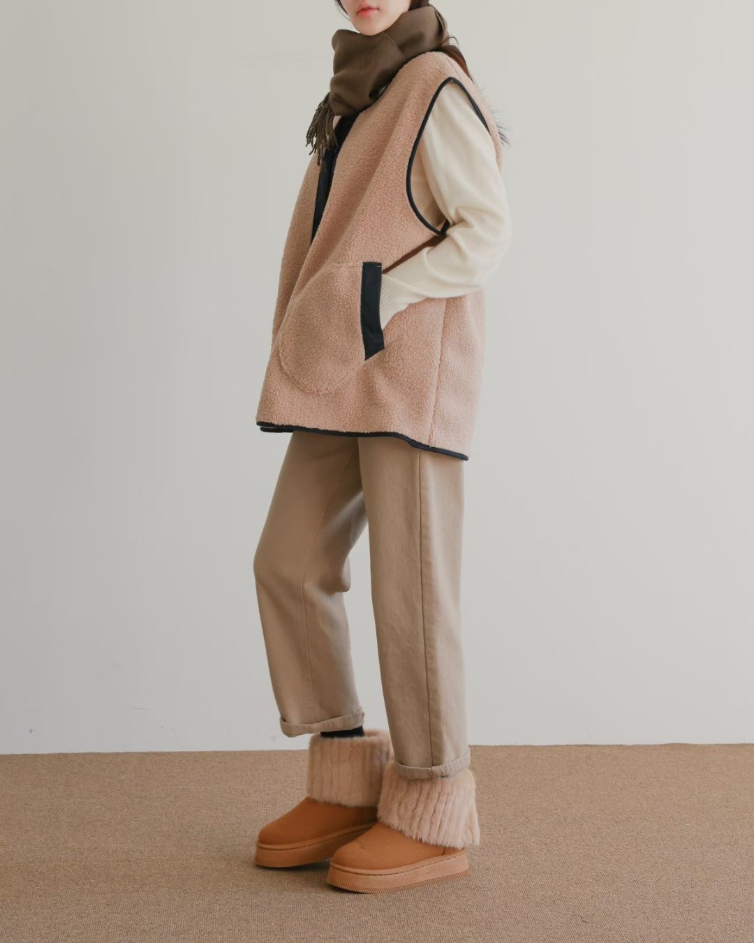 WHITE BEAR東大門直郵㊣女士新品26春夏職業人氣真品時尚馬甲WHITE BEAR馬甲