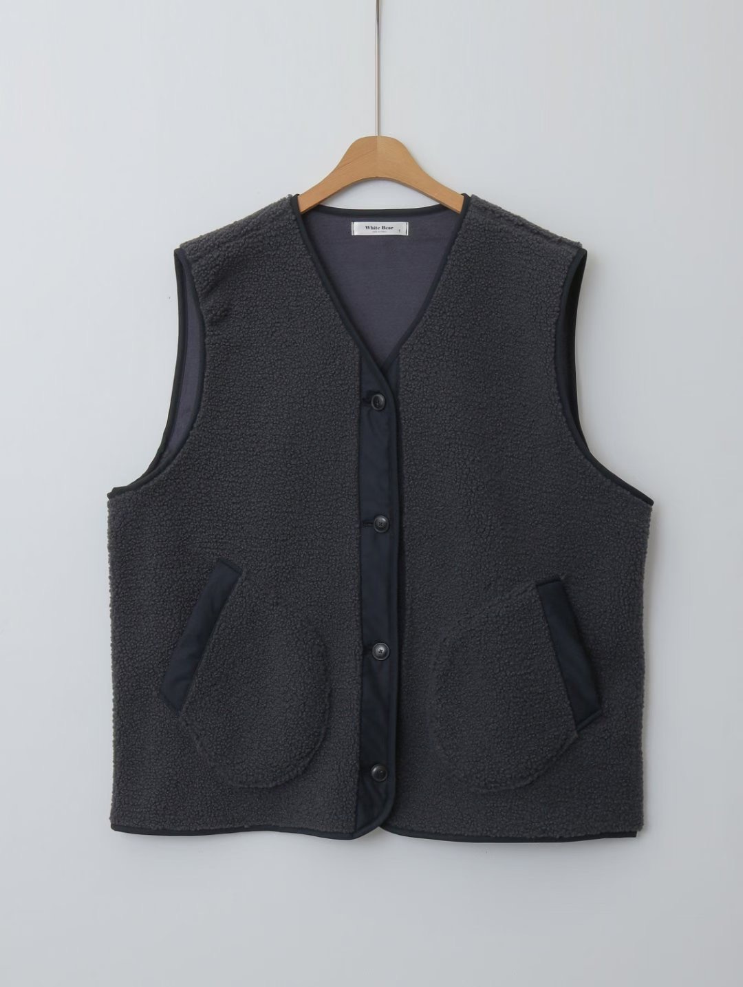 WHITE BEAR東大門直郵㊣女士新品26春夏職業人氣真品時尚馬甲WHITE BEAR馬甲圖色2