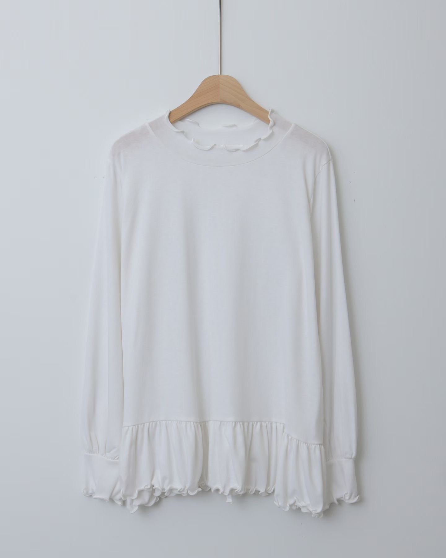 WHITE BEAR韓國代購㊣女裝新品職業真品熱賣26春夏長袖T恤WHITE BEAR長袖T恤圖色1