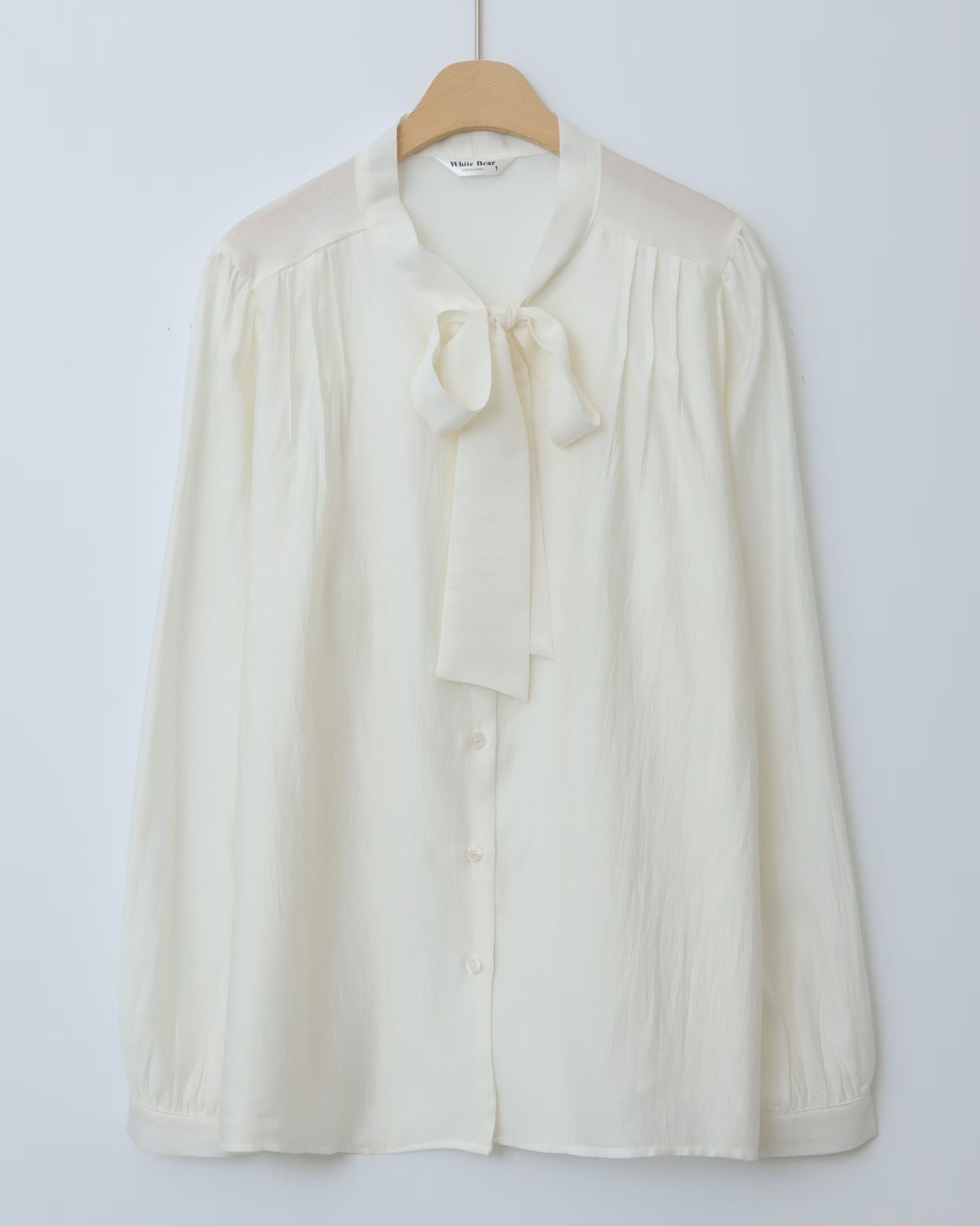 WHITE BEAR東大門直郵㊣女裝新款26春夏人氣推薦襯衫蕾絲衫WHITE BEAR襯衫/蕾絲衫圖色1