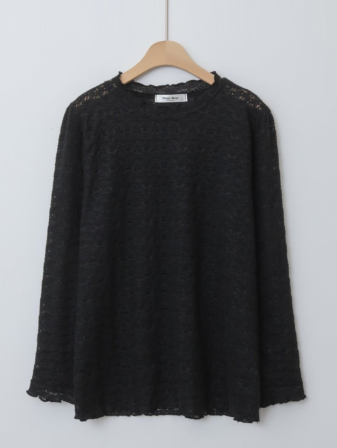 WHITE BEAR東大門直郵㊣女裝新品熱賣26春夏時尚職業長袖T恤WHITE BEAR長袖T恤圖色2