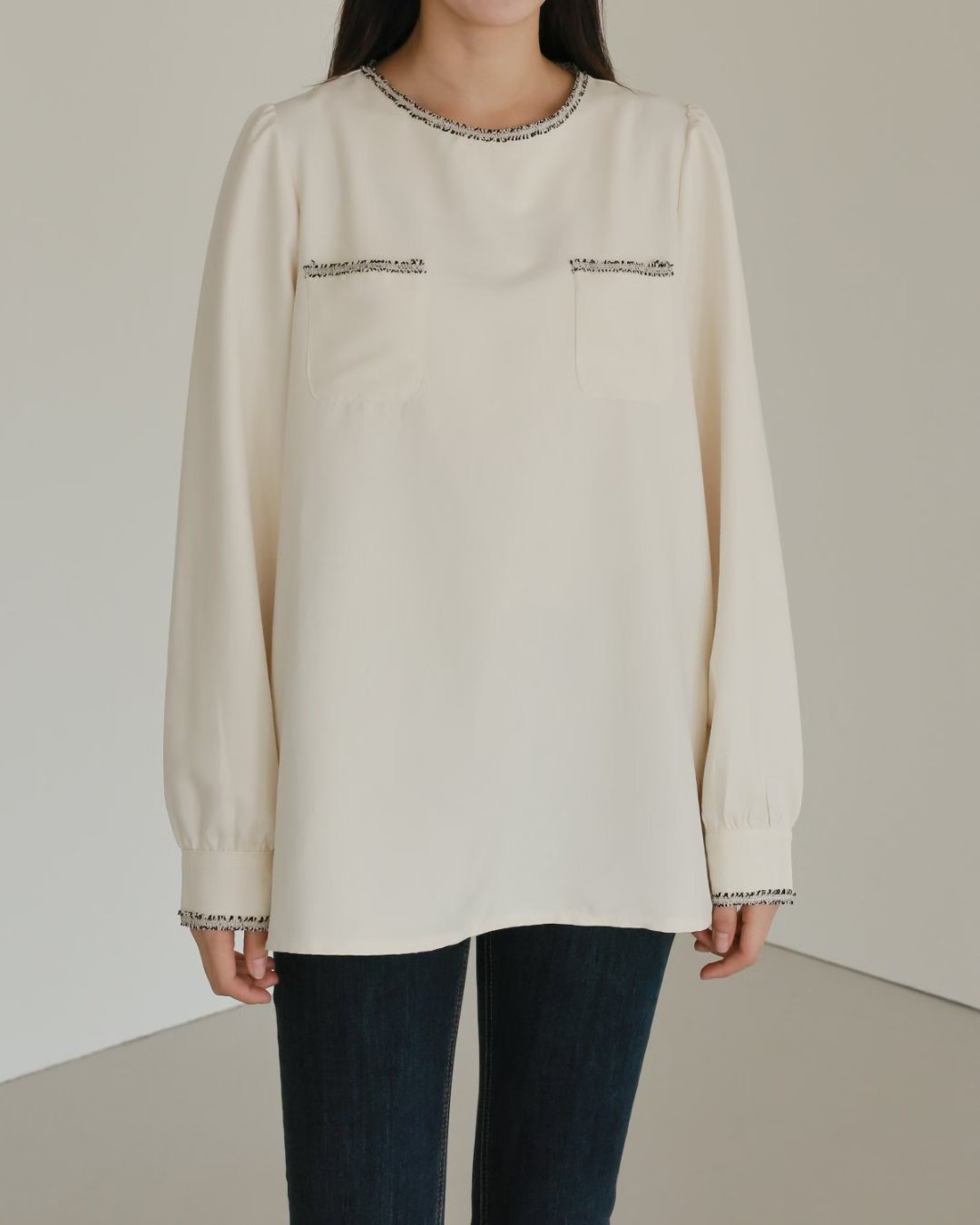 WHITE BEAR東大門直郵㊣女士新款推薦真品熱賣休閑襯衫蕾絲衫WHITE BEAR襯衫/蕾絲衫