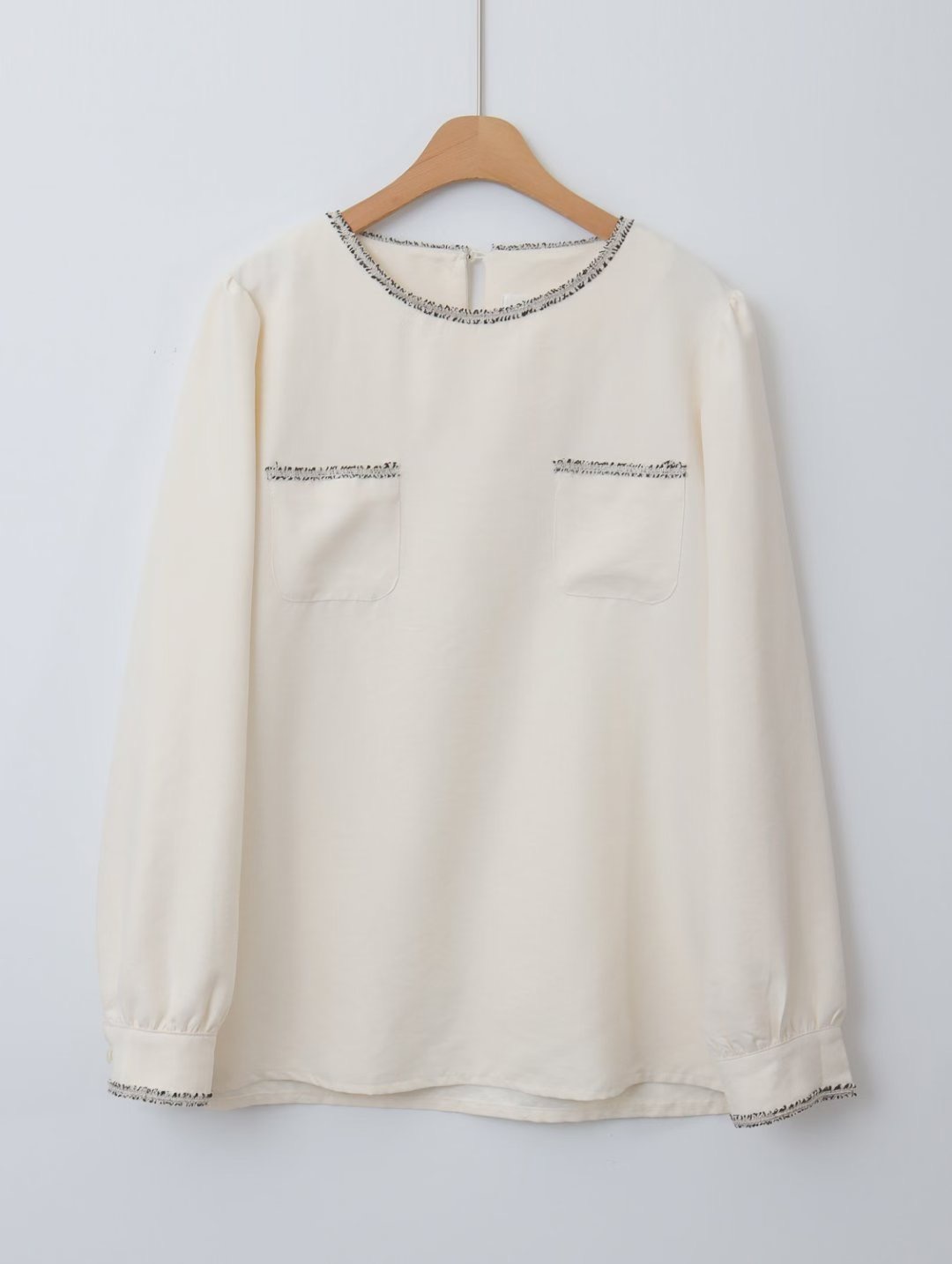 WHITE BEAR東大門直郵㊣女士新款推薦真品熱賣休閑襯衫蕾絲衫WHITE BEAR襯衫/蕾絲衫圖色1