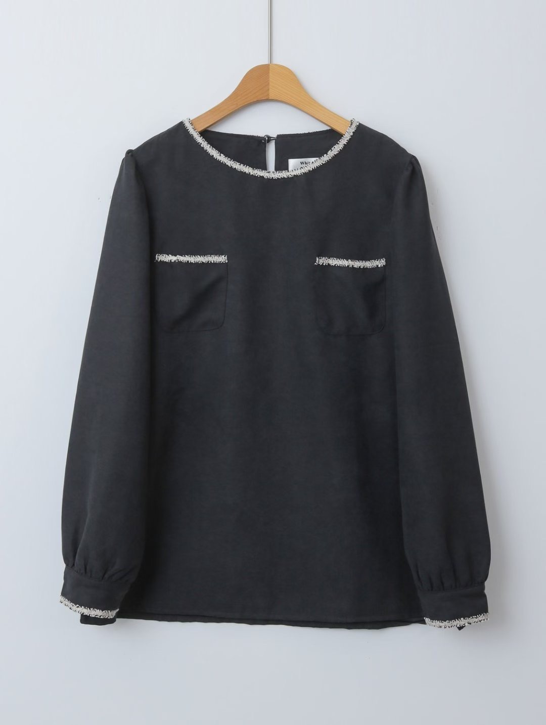 WHITE BEAR東大門直郵㊣女士新款推薦真品熱賣休閑襯衫蕾絲衫WHITE BEAR襯衫/蕾絲衫圖色2