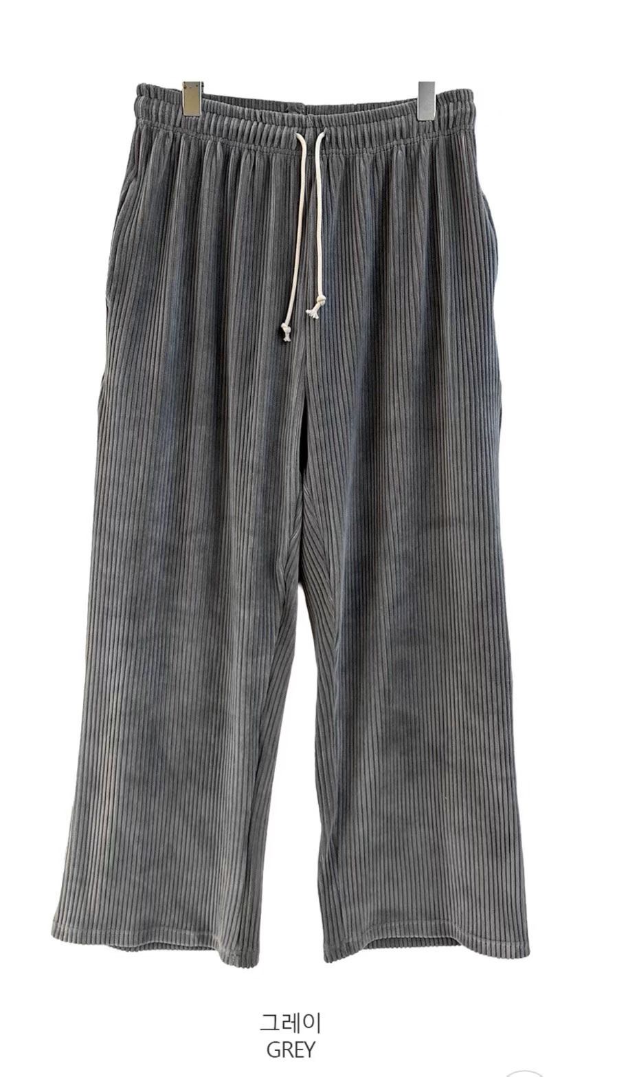 MARYKIM東大門直郵㊣女士新品人氣時尚真品26春夏休閑褲天鵝絨MARYKIM休閑褲圖色2