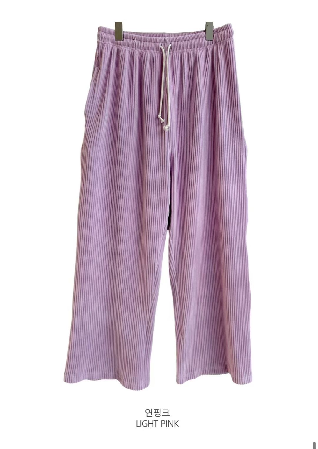 MARYKIM東大門直郵㊣女士新品人氣時尚真品26春夏休閑褲天鵝絨MARYKIM休閑褲圖色3