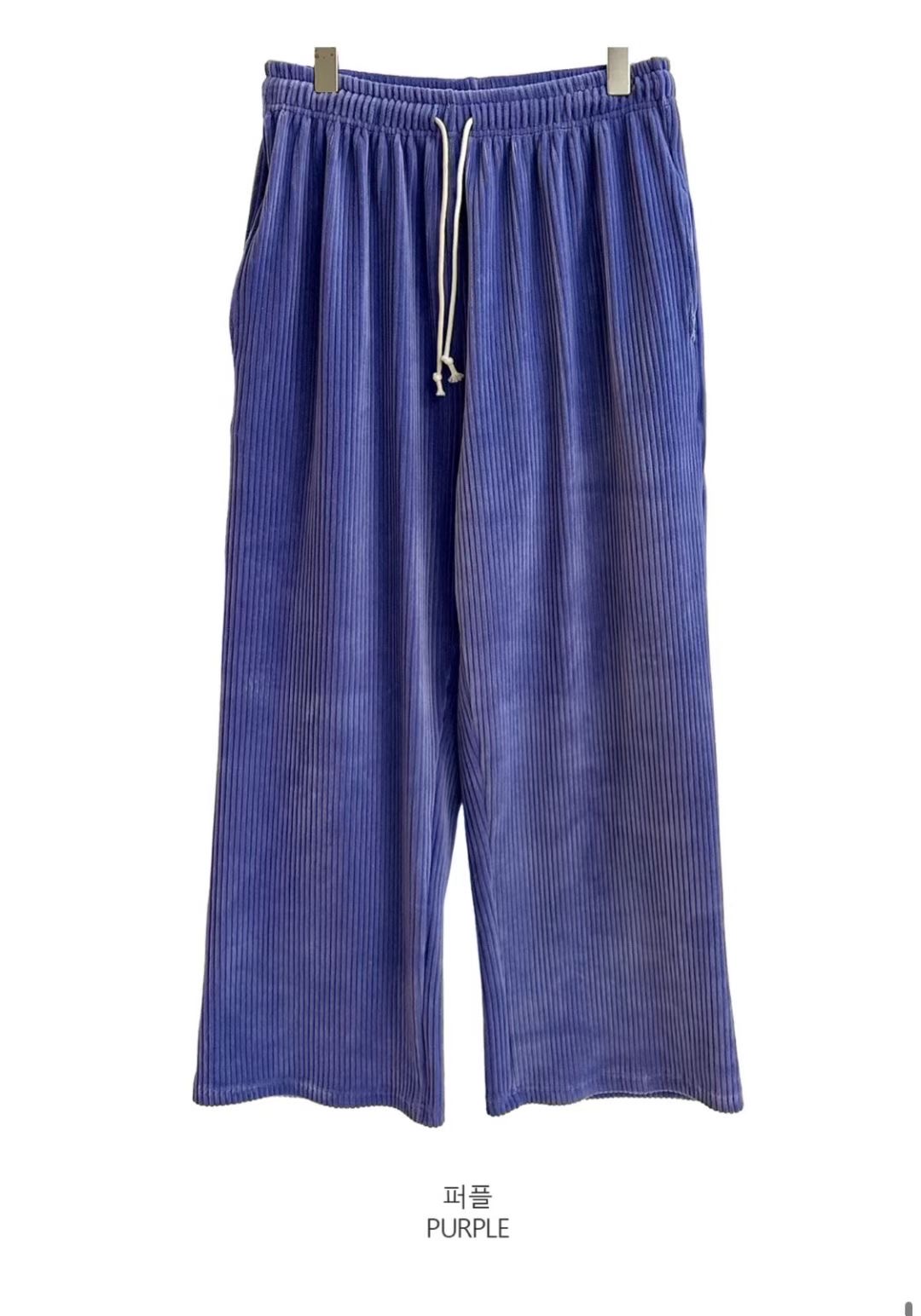 MARYKIM東大門直郵㊣女士新品人氣時尚真品26春夏休閑褲天鵝絨MARYKIM休閑褲圖色4