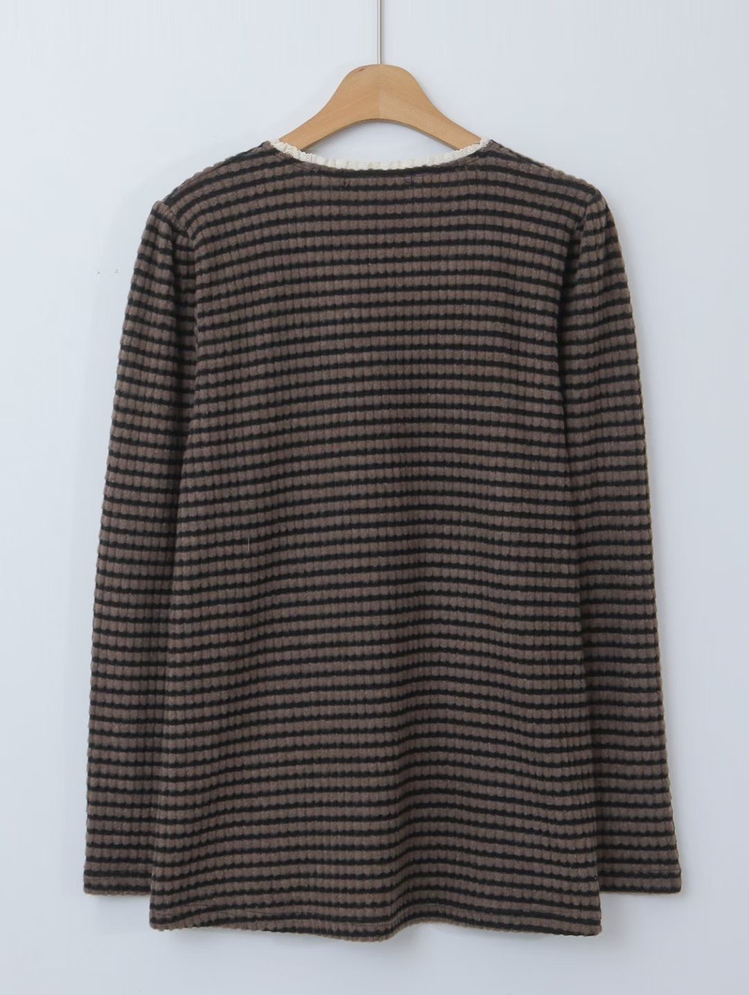 WHITE BEAR東大門直郵㊣女士新品26春夏職業休閑熱賣長袖T恤WHITE BEAR長袖T恤