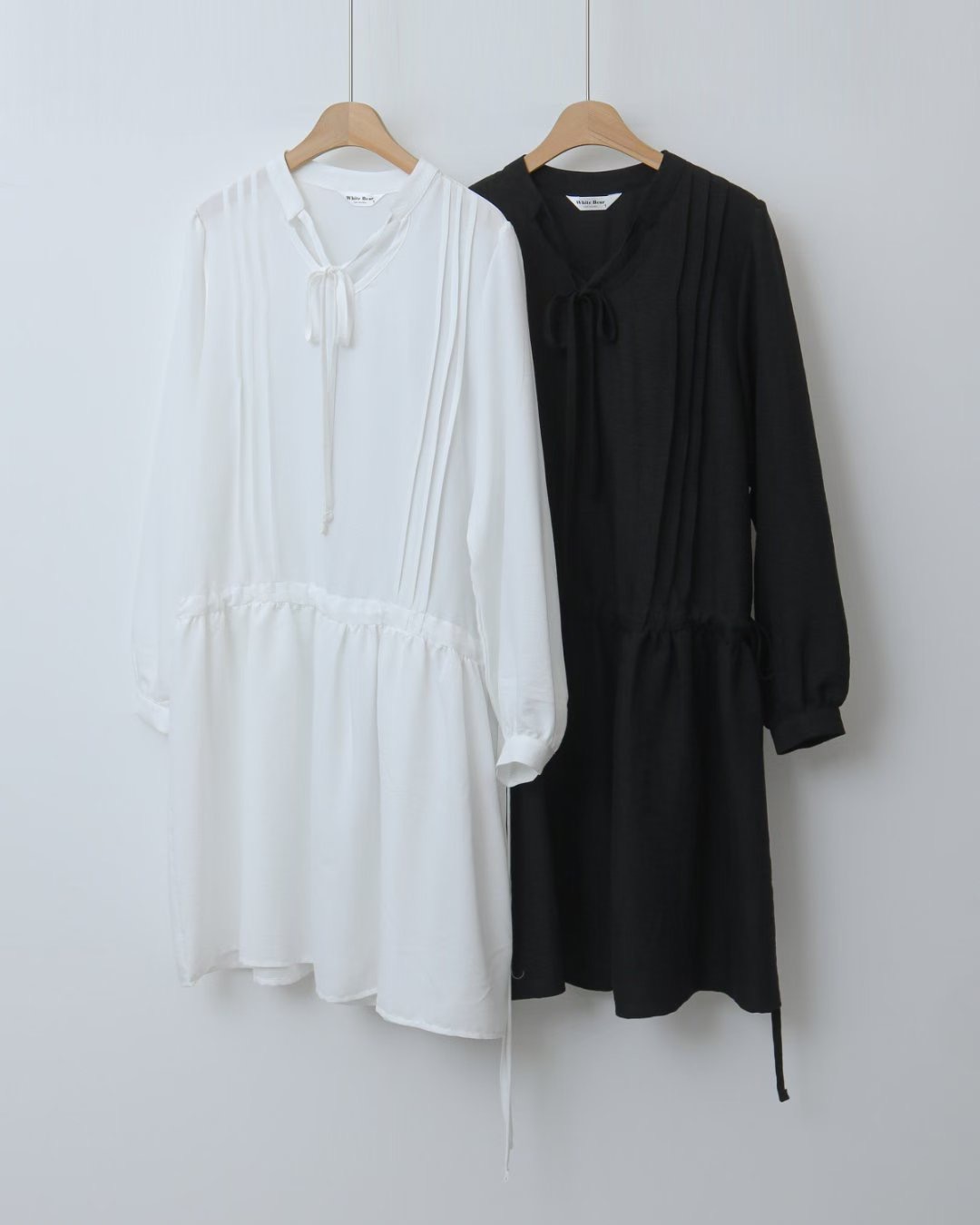 WHITE BEAR㊣東大門實拍女裝新款真品26春夏休閑人氣連衣裙WHITE BEAR連衣裙