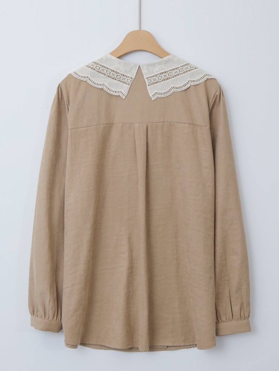 WHITE BEAR韓國直郵㊣女裝新款推薦熱賣人氣26春夏襯衫蕾絲衫WHITE BEAR襯衫/蕾絲衫