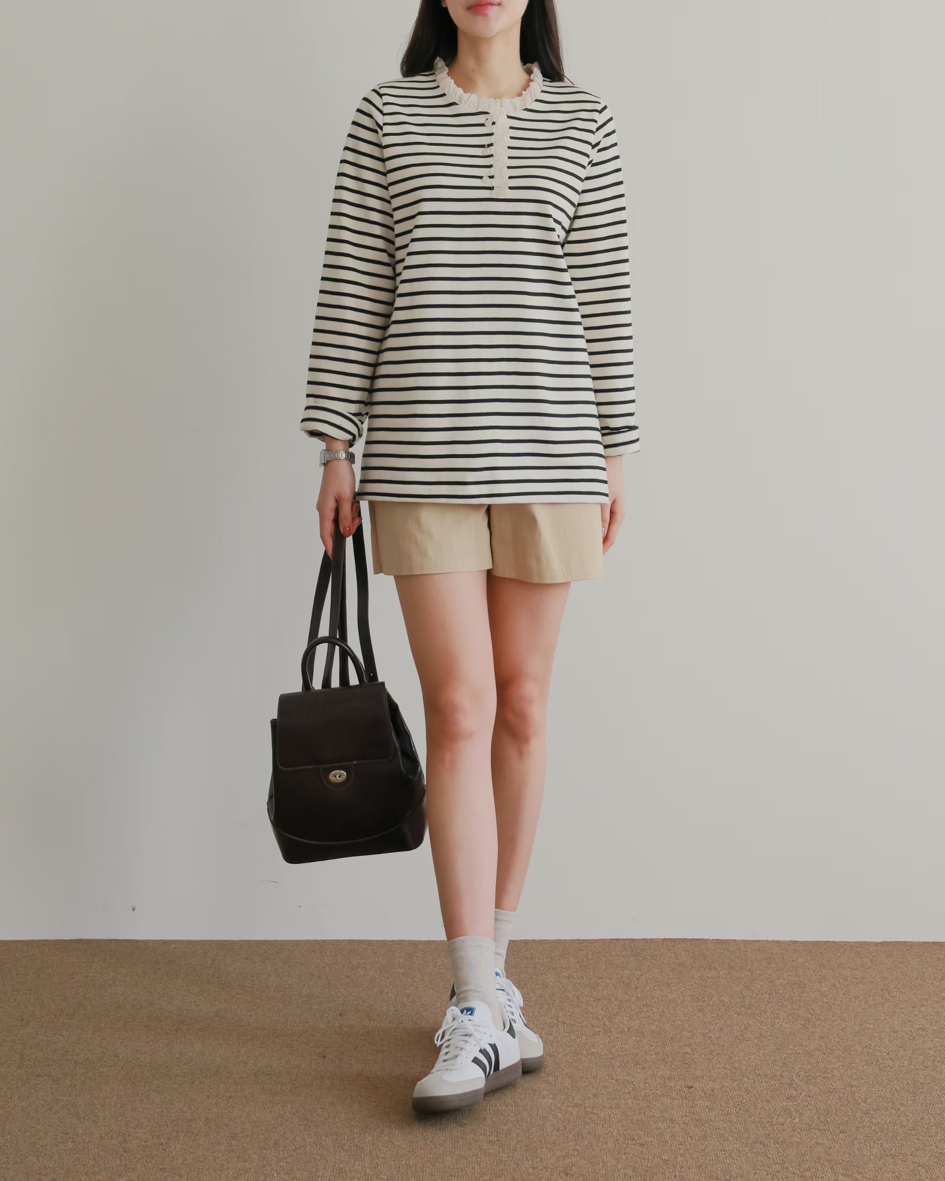 WHITE BEAR東大門直郵㊣女士新款休閑人氣推薦真品長袖T恤WHITE BEAR長袖T恤