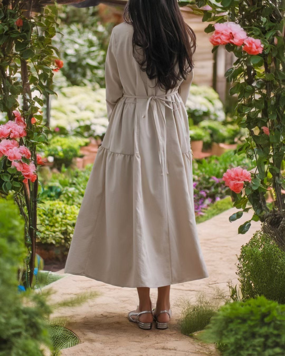 WHITE BEAR㊣東大門實拍女士新品職業熱賣真品人氣休閑連衣裙WHITE BEAR連衣裙