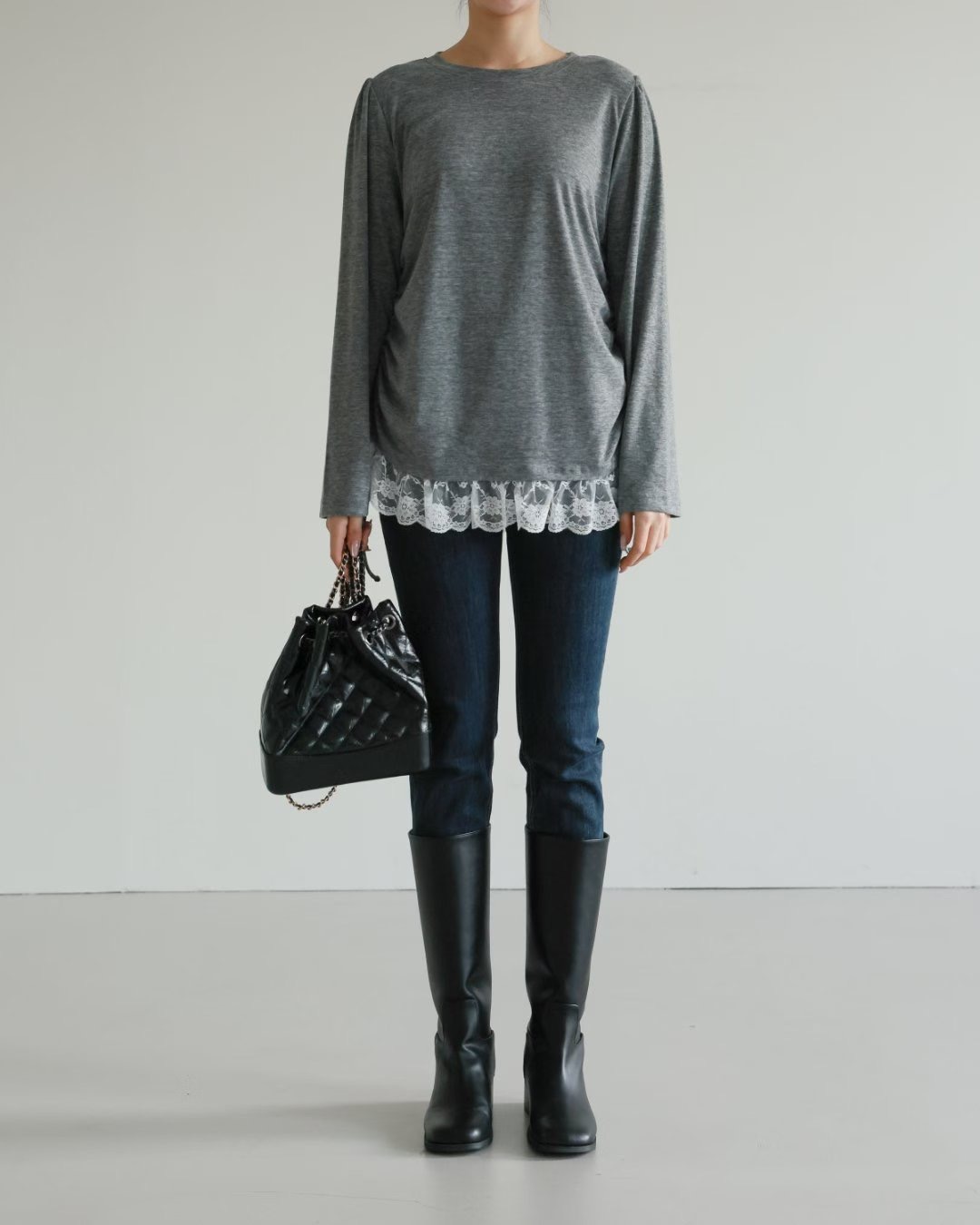 WHITE BEAR韓國代購㊣女士新品人氣熱賣推薦休閑真品長袖T恤WHITE BEAR長袖T恤