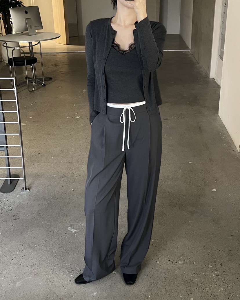 VERNI韓國代購㊣女裝新款休閑真品人氣26春夏長袖T恤假兩件開衫VERNI長袖T恤