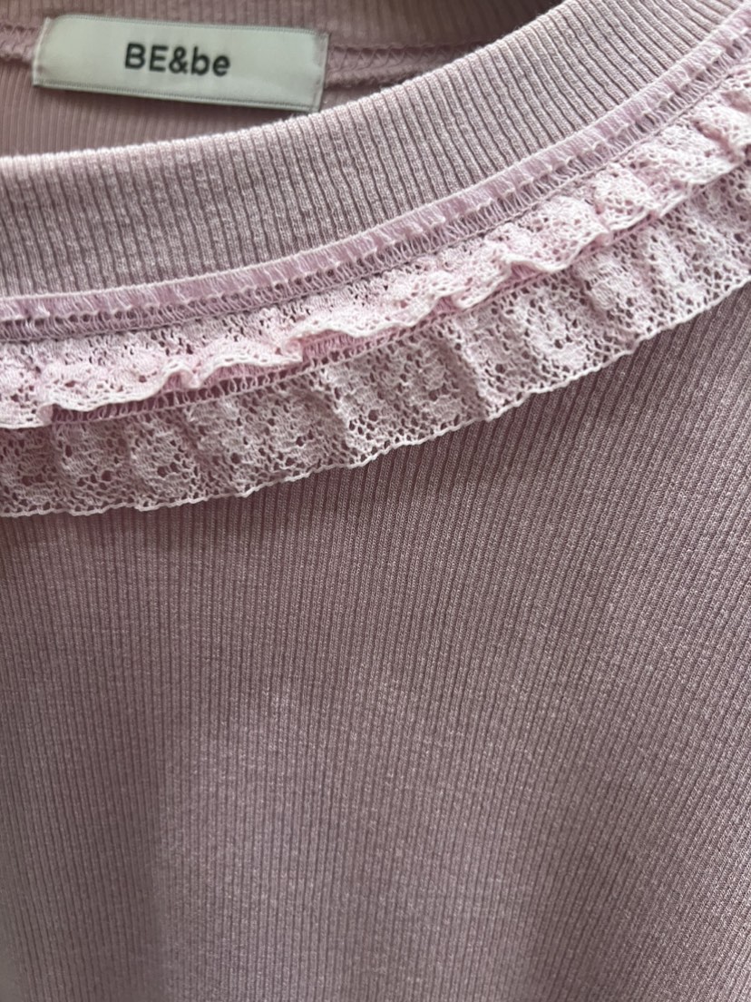 BE&amp;BE㊣東大門實拍女士新品休閑26春夏職業人氣長袖T恤BE&be長袖T恤