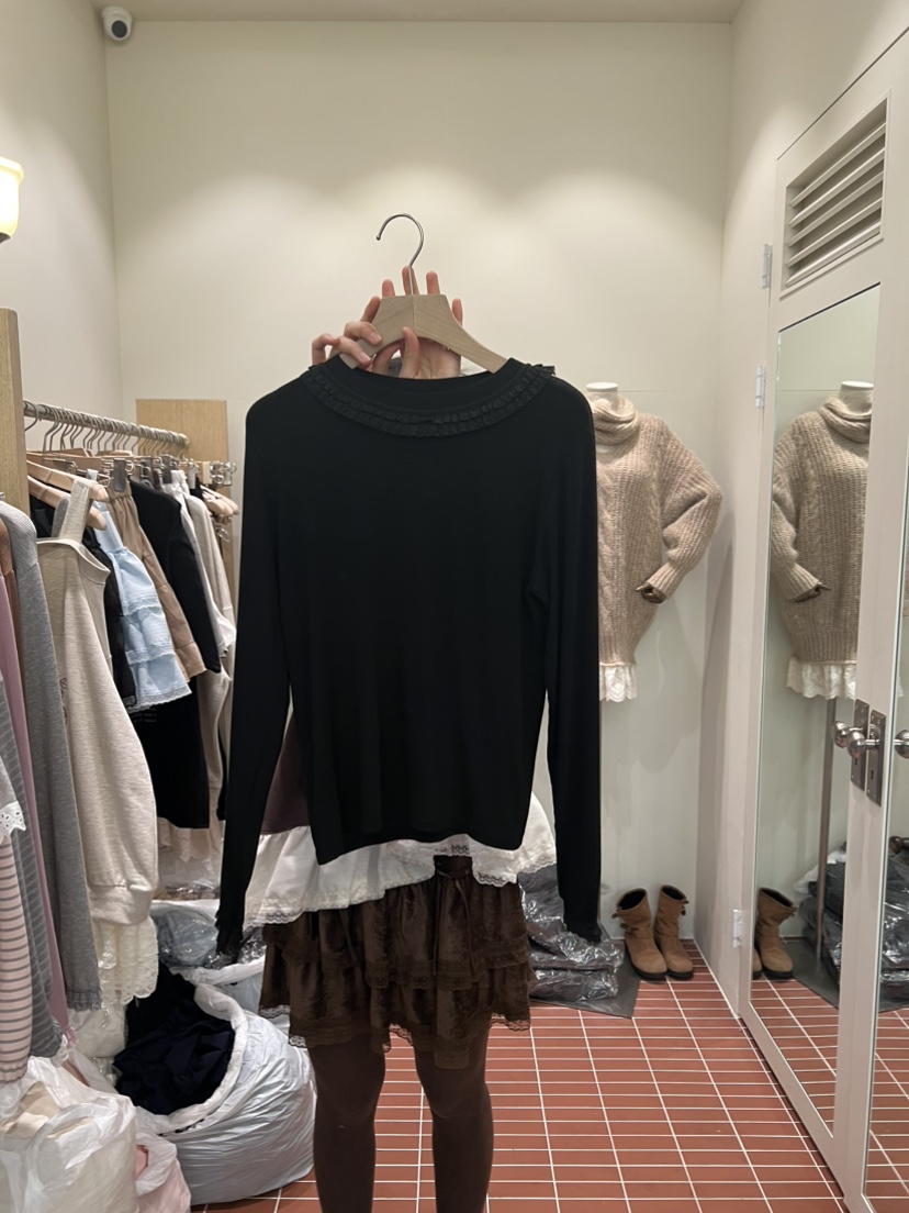 BE&amp;BE㊣東大門實拍女士新品休閑26春夏職業人氣長袖T恤BE&be長袖T恤圖色5