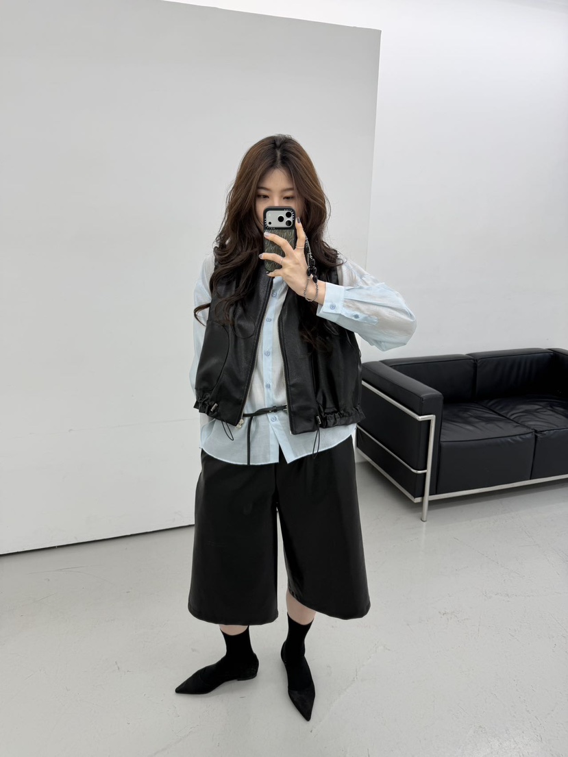 LE AVE韓國代購㊣女裝新款真品人氣休閑時尚推薦襯衫蕾絲衫LE AVE襯衫/蕾絲衫