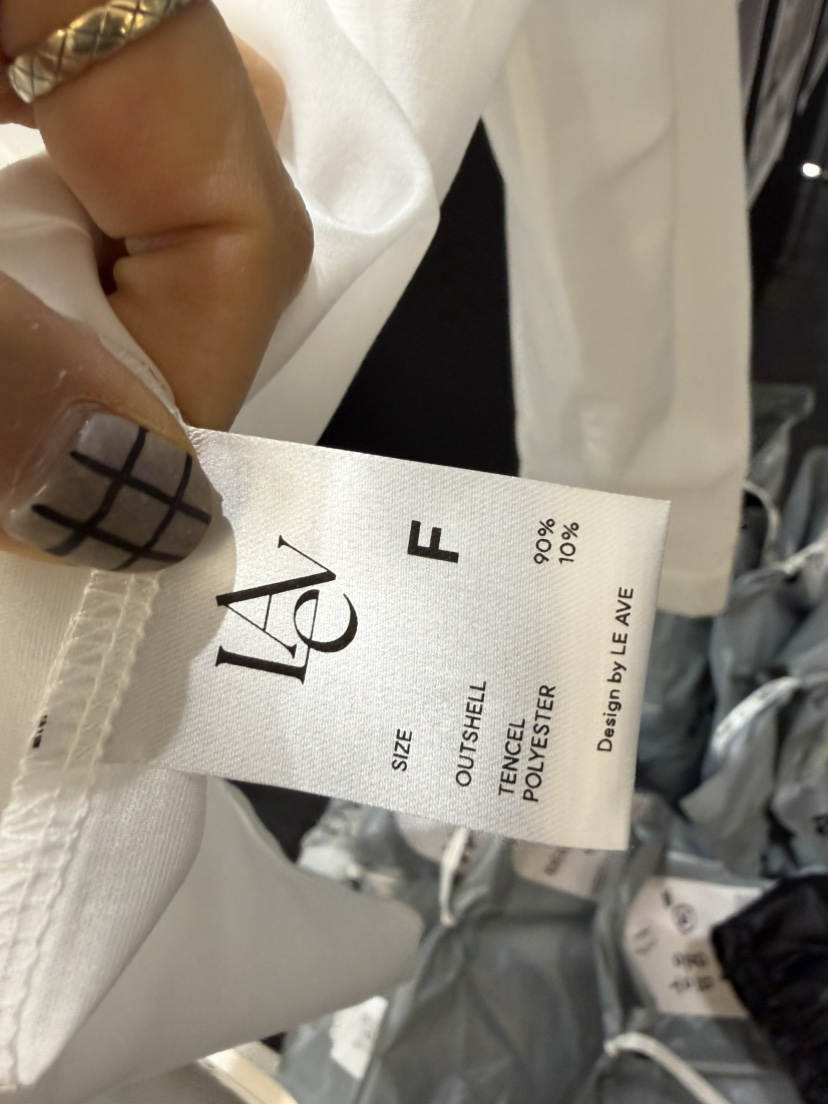 LE AVE韓國代購㊣女裝新款真品人氣休閑時尚推薦襯衫蕾絲衫LE AVE襯衫/蕾絲衫