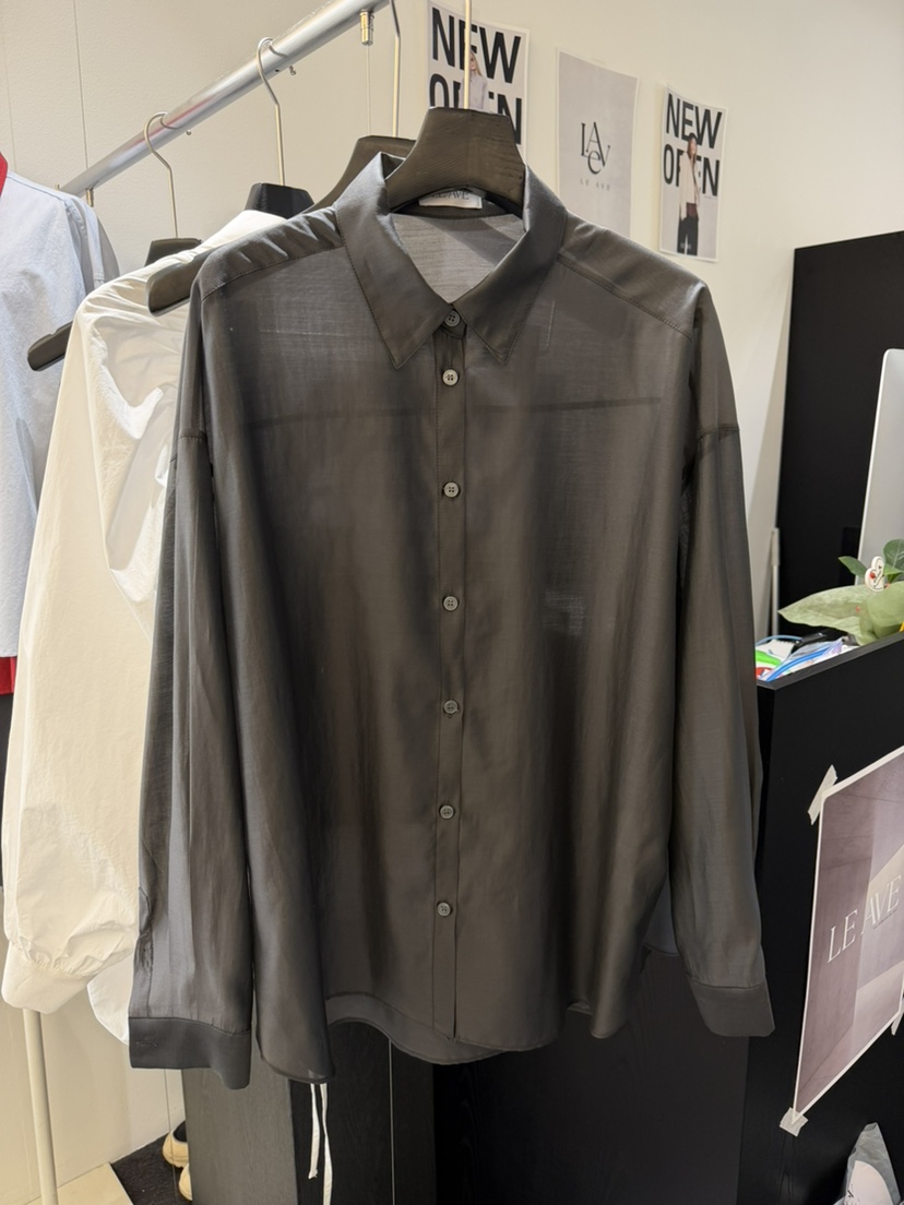 LE AVE韓國代購㊣女裝新款真品人氣休閑時尚推薦襯衫蕾絲衫LE AVE襯衫/蕾絲衫圖色2