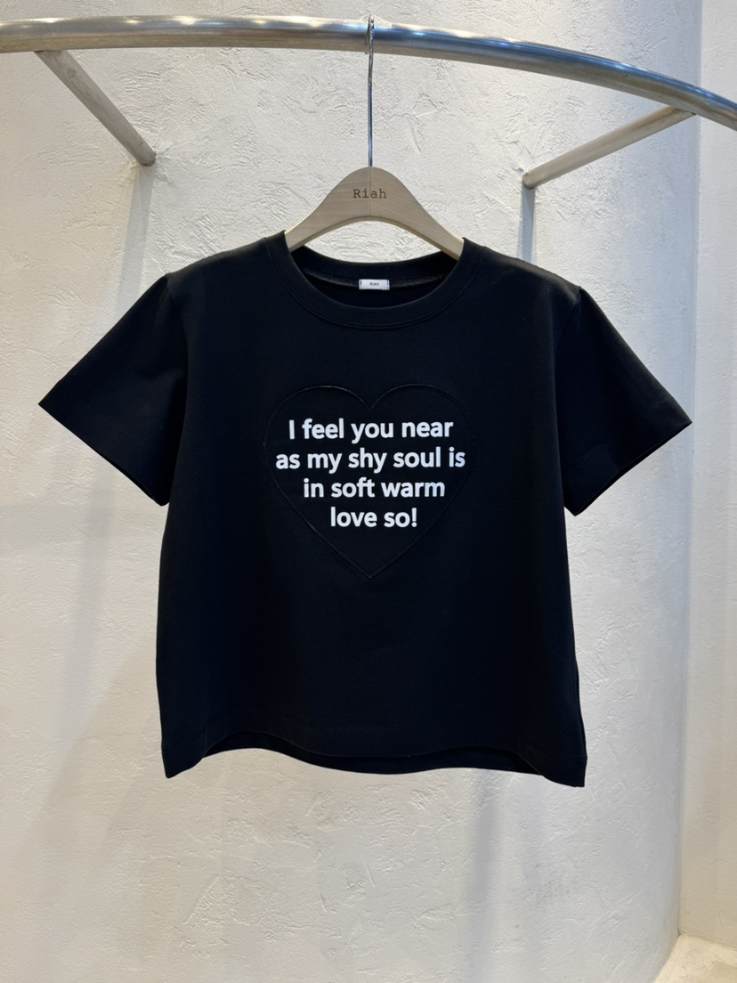 RIAH東大門直郵㊣女裝新品職業26春夏時尚休閑推薦人氣T恤刺繡RIAHT恤圖色3