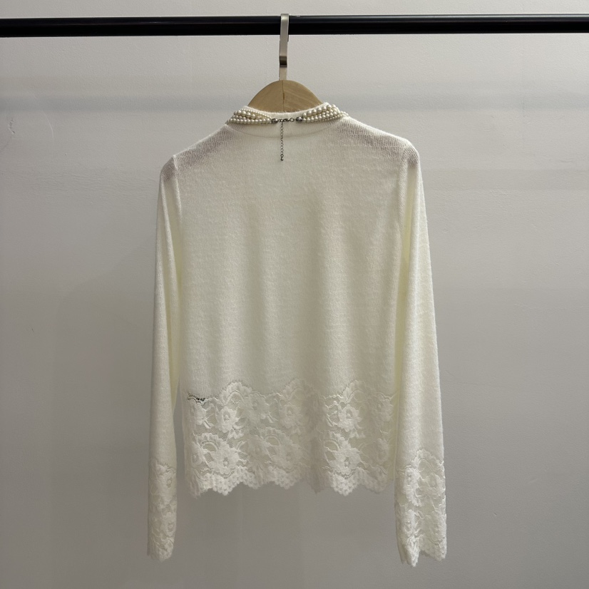 JENNY 1976㊣東大門代購女士新品職業長袖T恤不含配飾蕾絲JENNY 1976長袖T恤