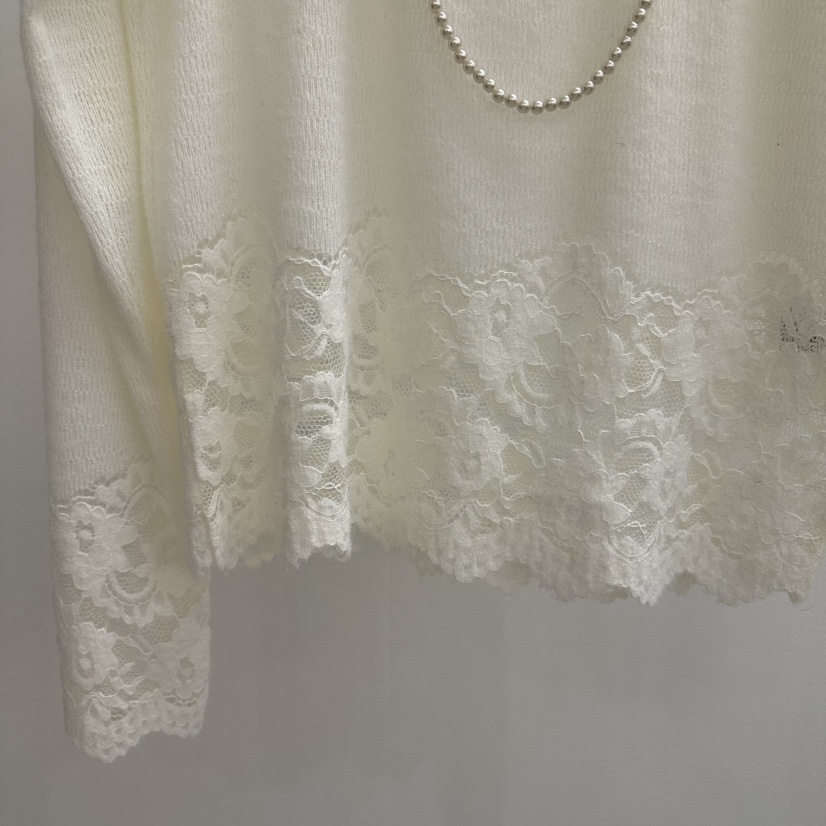 JENNY 1976㊣東大門代購女士新品職業長袖T恤不含配飾蕾絲JENNY 1976長袖T恤