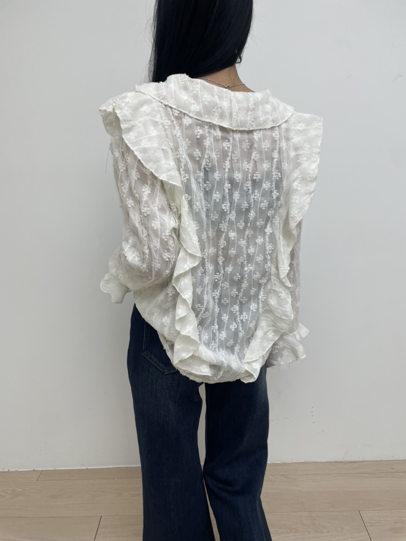 MILLIMETER東大門直郵㊣女士新款職業時尚休閑真品襯衫蕾絲衫MILLIMETER/MGML襯衫/蕾絲衫