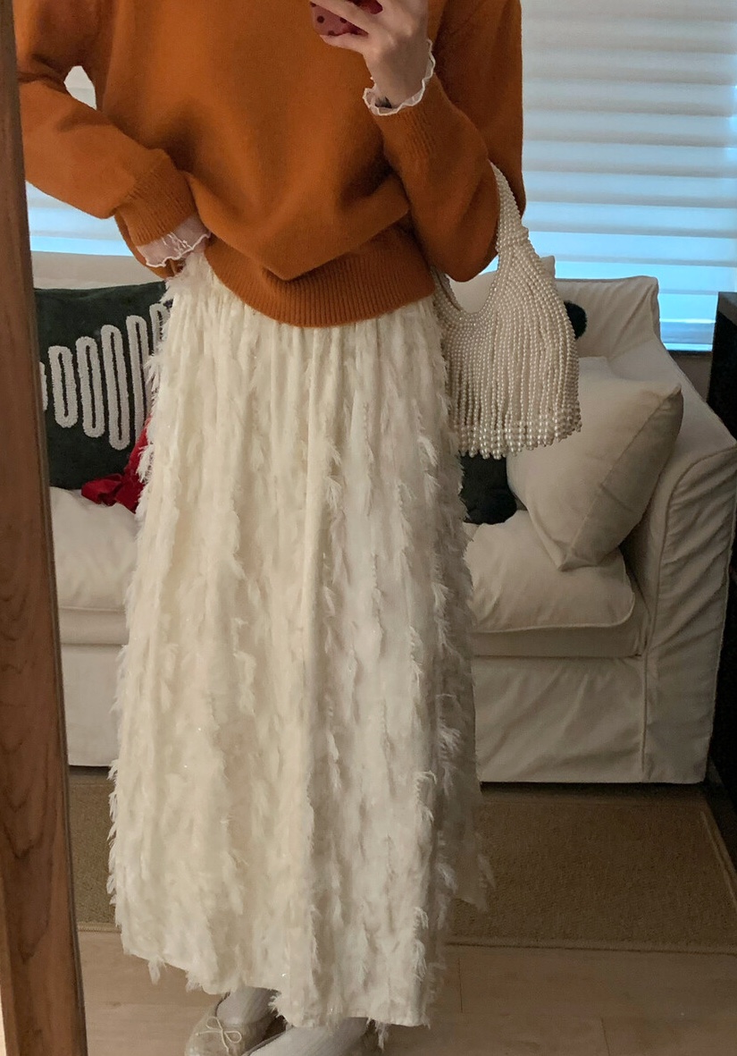 OLA㊣東大門代購女士新款職業26春夏推薦時尚真品休閑熱賣長裙mellor/OLA長裙