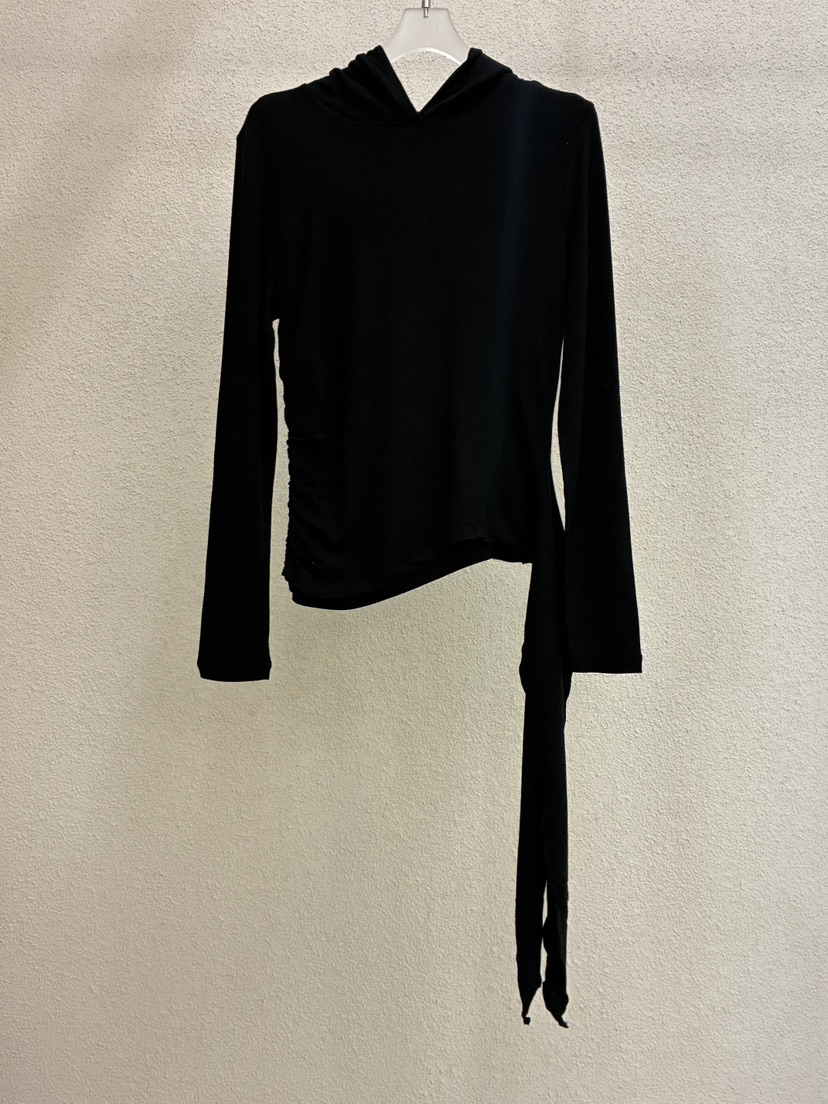 MWE㊣東大門代購女士新品真品休閑26春夏時尚職業長袖T恤春款MWE長袖T恤圖色3黑色