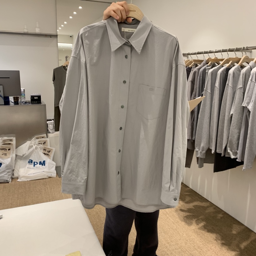 SELF SERVICE韓國代購㊣女裝新品休閑推薦襯衫蕾絲衫不含配飾SELF SERVICE襯衫/蕾絲衫圖色2