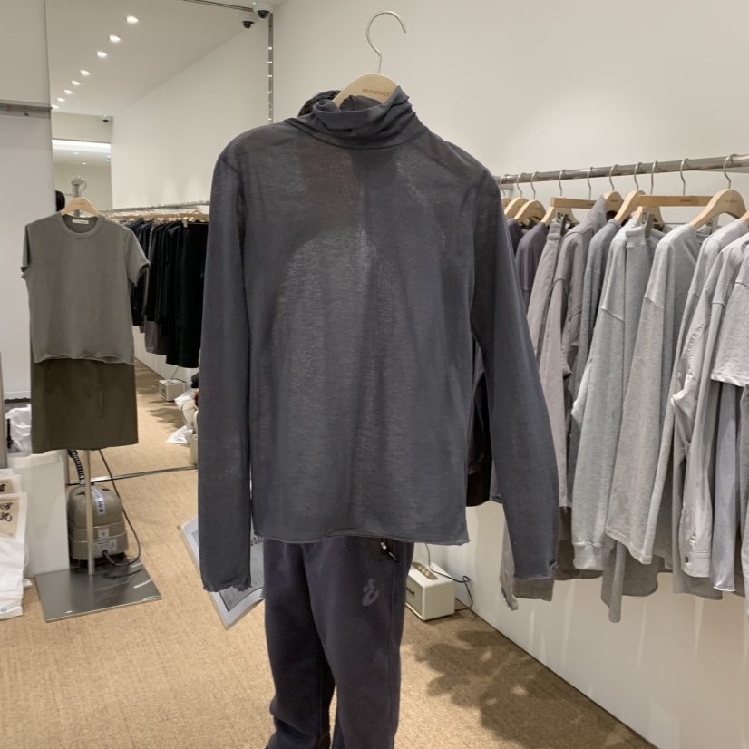 SELF SERVICE東大門直郵㊣女士新款休閑職業推薦長袖T恤透明SELF SERVICE長袖T恤圖色4