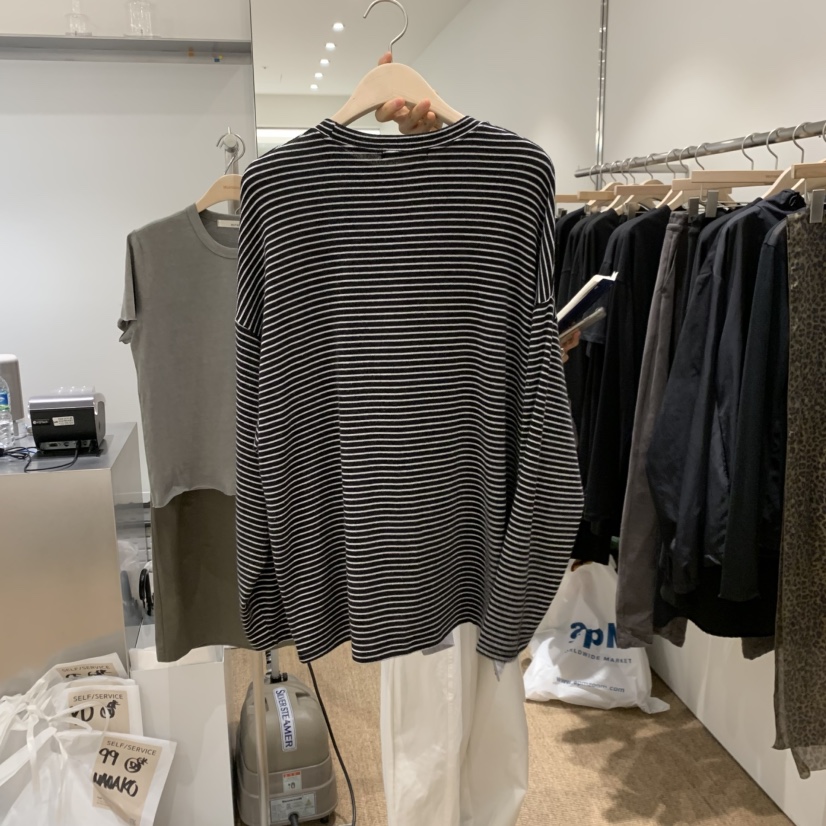 SELF SERVICE東大門直郵㊣女裝新品真品26春夏職業長袖T恤SELF SERVICE長袖T恤