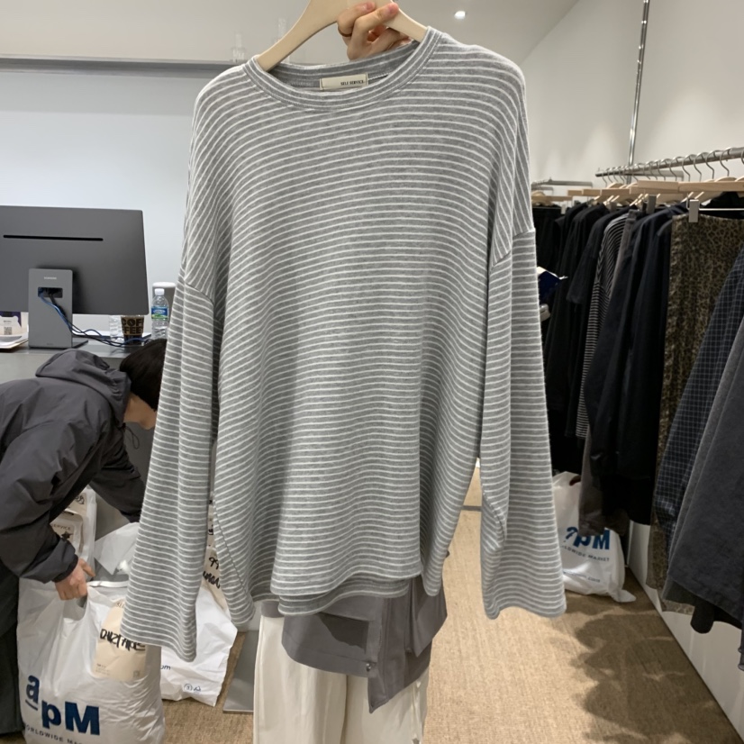 SELF SERVICE東大門直郵㊣女裝新品真品26春夏職業長袖T恤SELF SERVICE長袖T恤圖色2